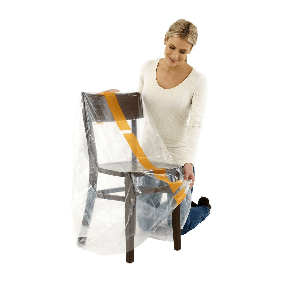 2 Visy Dining Chair Plastic Protector 2 Pack, 2 of 3