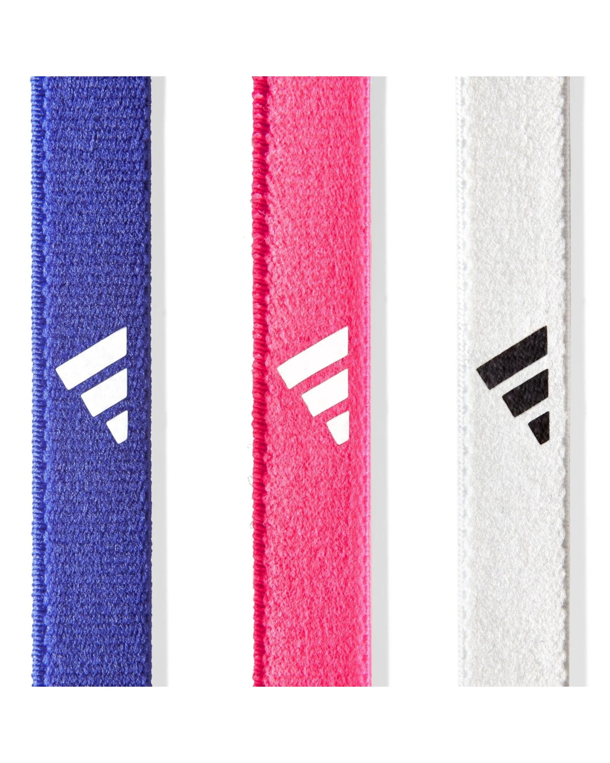 5 Adidas 3pcs Sports Headband Hair Bands Gym Training Fitness Yoga in Blue/Pink/White, 5 of 6