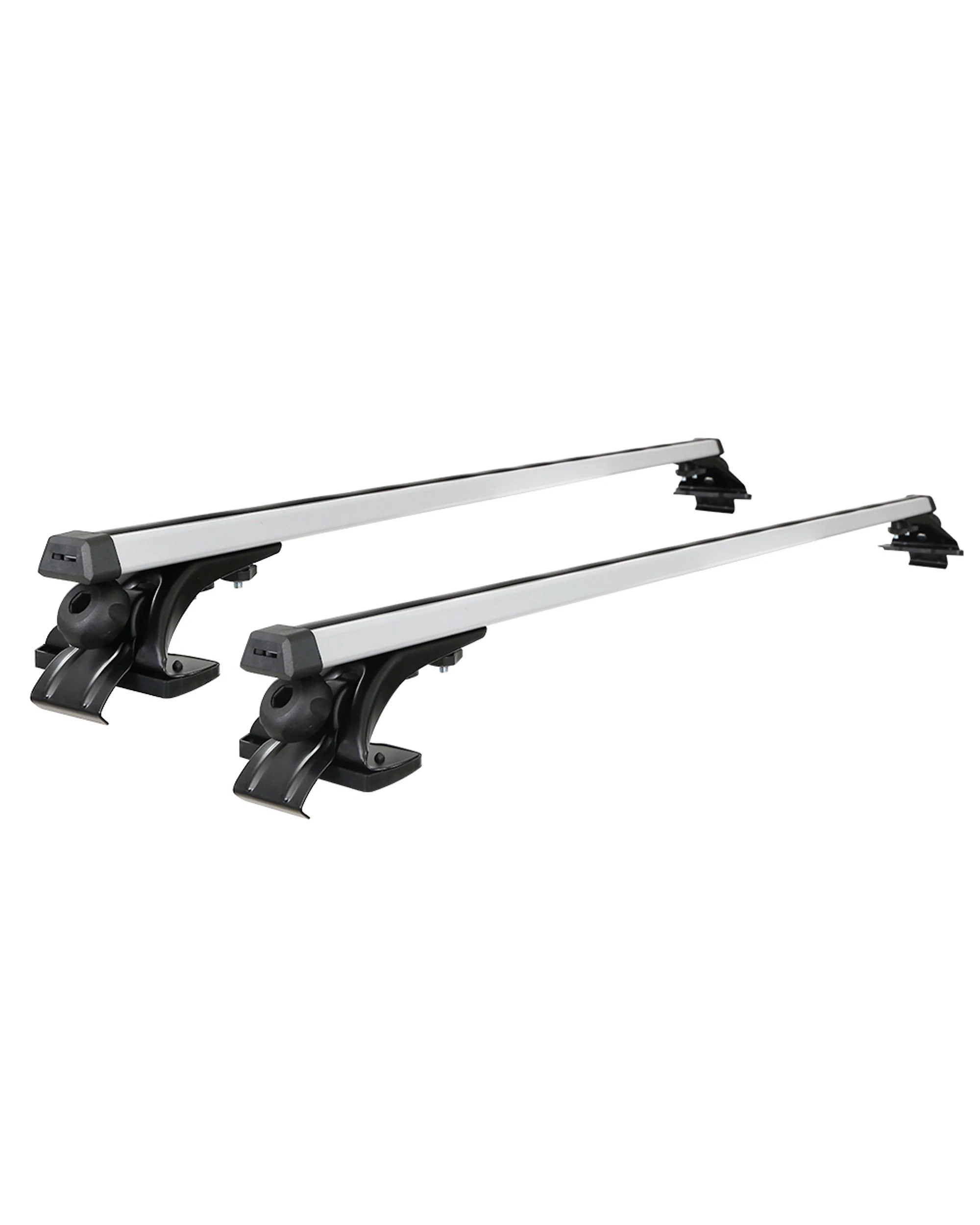 1 Giantz Universal Car Roof Racks Pod Aluminium Cross Bars Brackets 145cm - Silver, 1 of 7