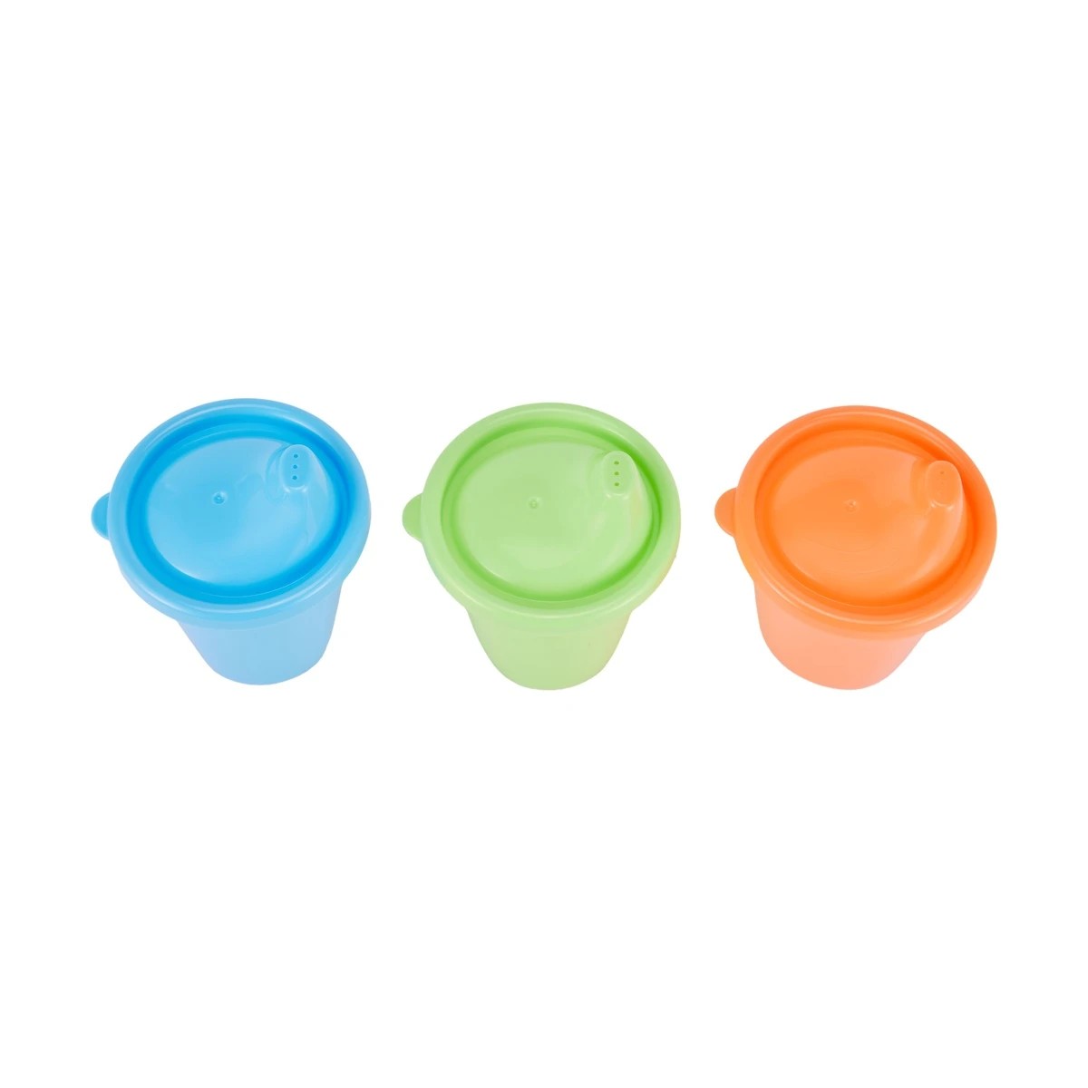5 6 Pack Reusable Cups with Hard Spout Lids, 5 of 7