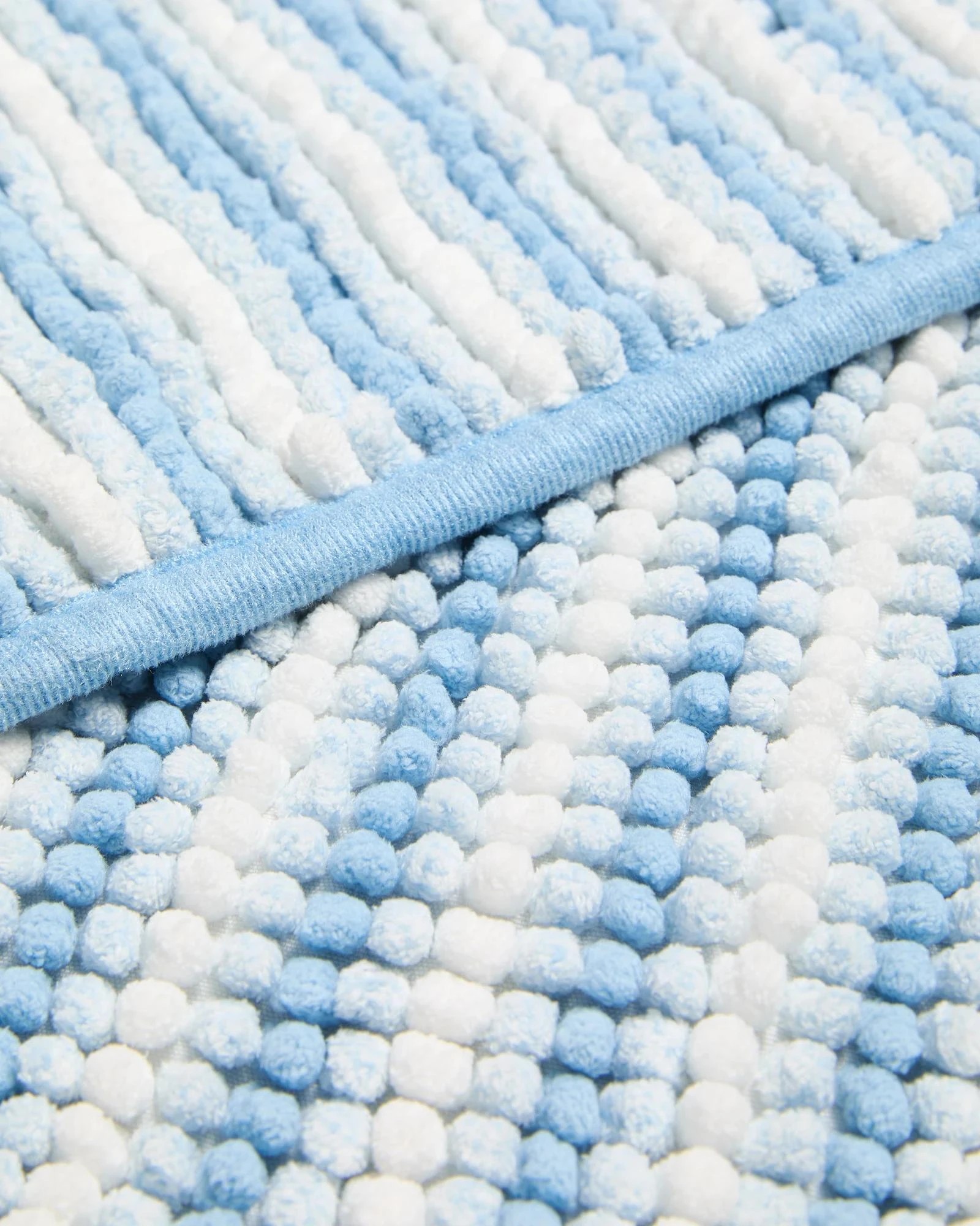 2 Target Bobble Stripe Bath Mat - Blue, 2 of 2