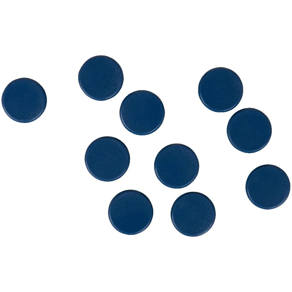 2 J.Burrows Round Magnets Blue 10 Pack, 2 of 2