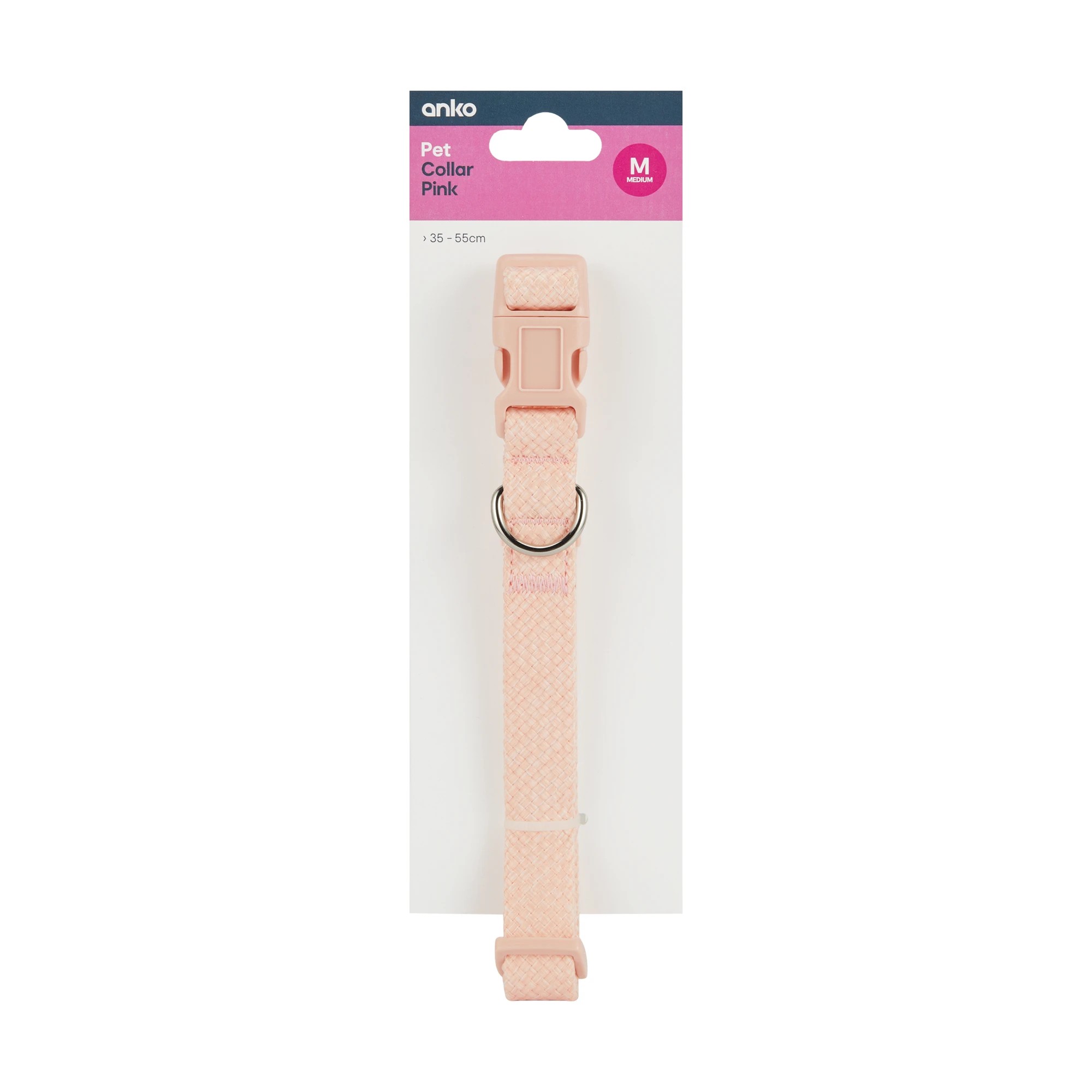 6 Pet Collar - Medium, Pink, 6 of 6