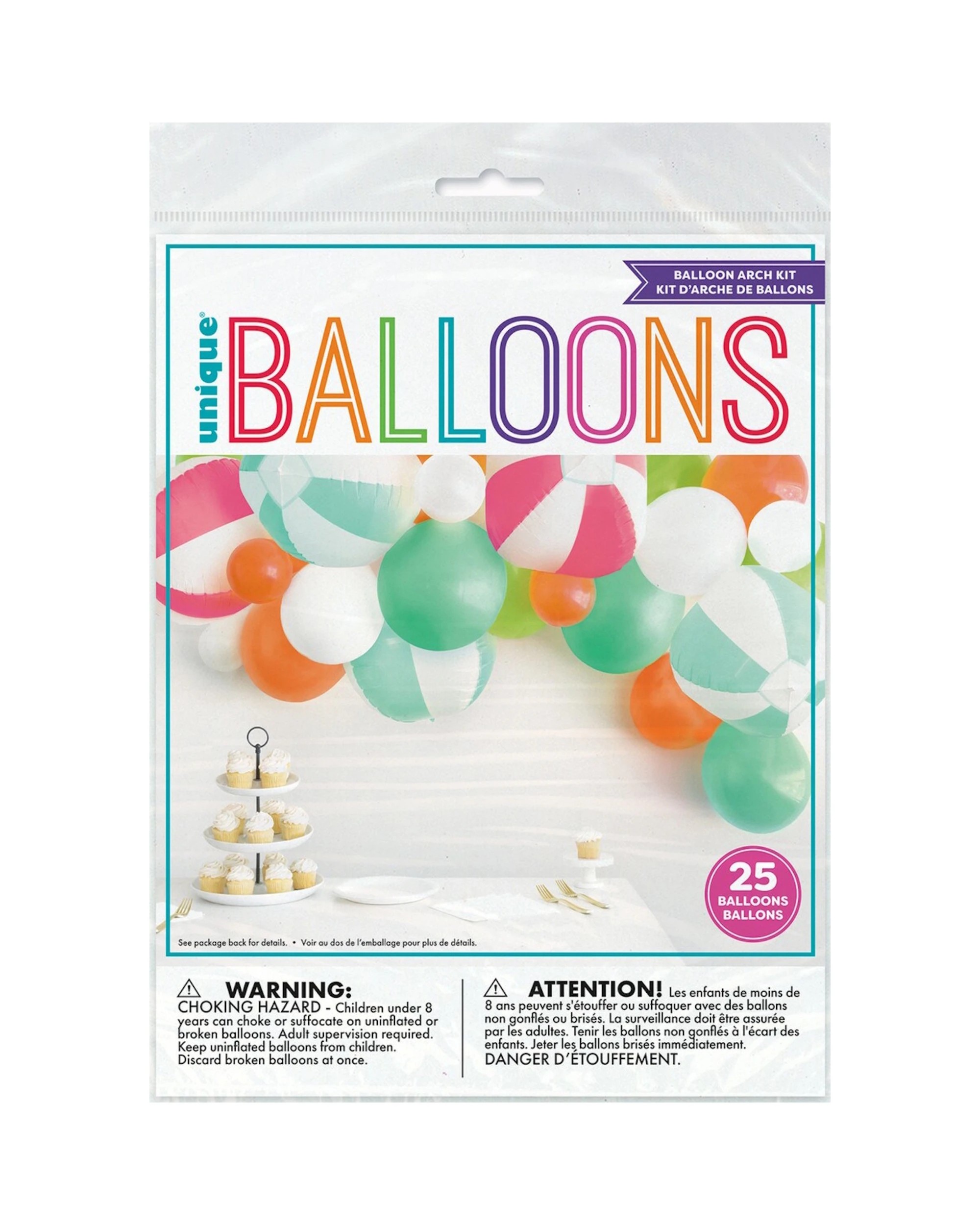2 Unique Summer Fun Beach Ball Balloon Arch Kit - Multi, 2 of 3