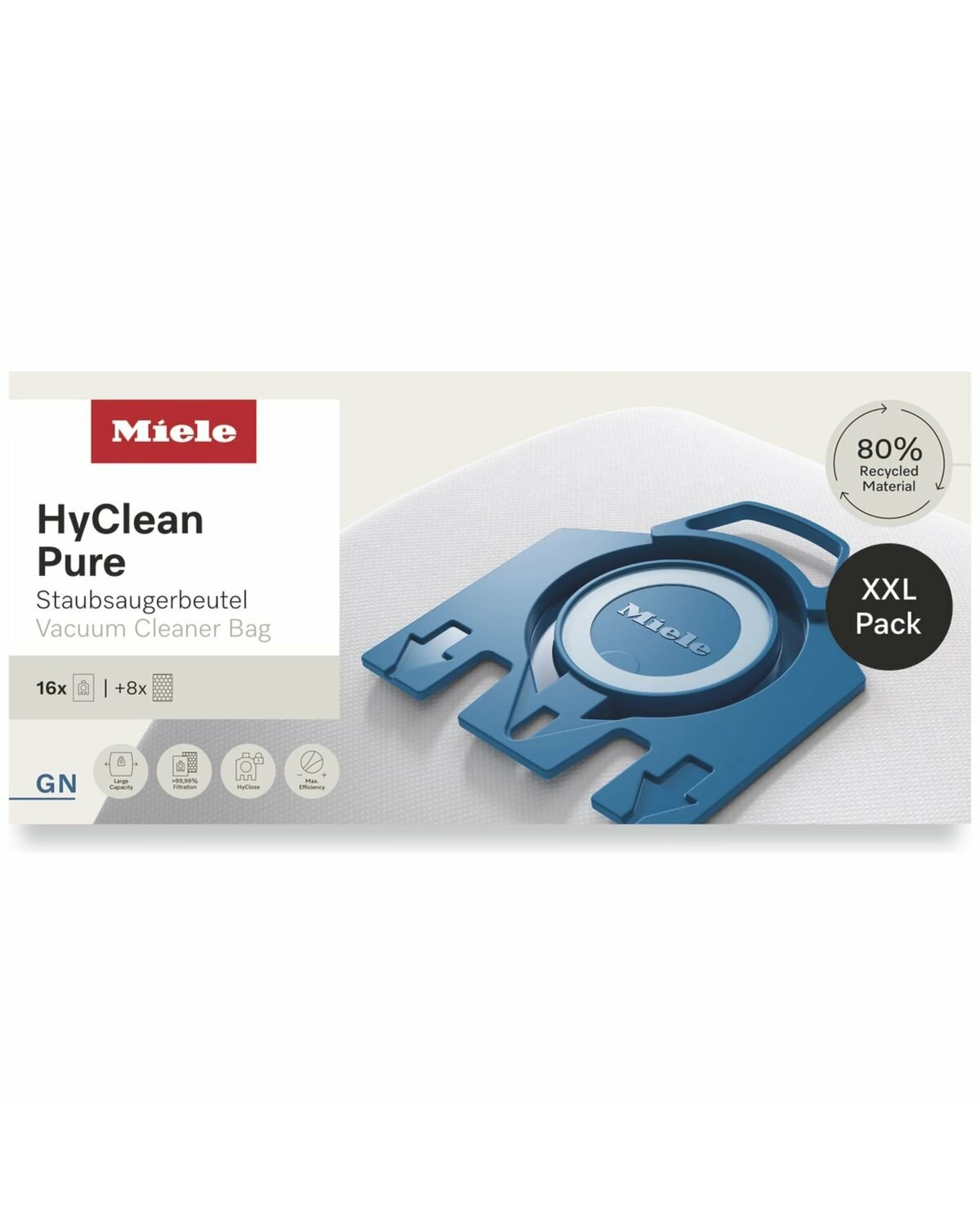 9 Miele GN HyClean Pure Dustbags XXL (16 Pack), 9 of 9