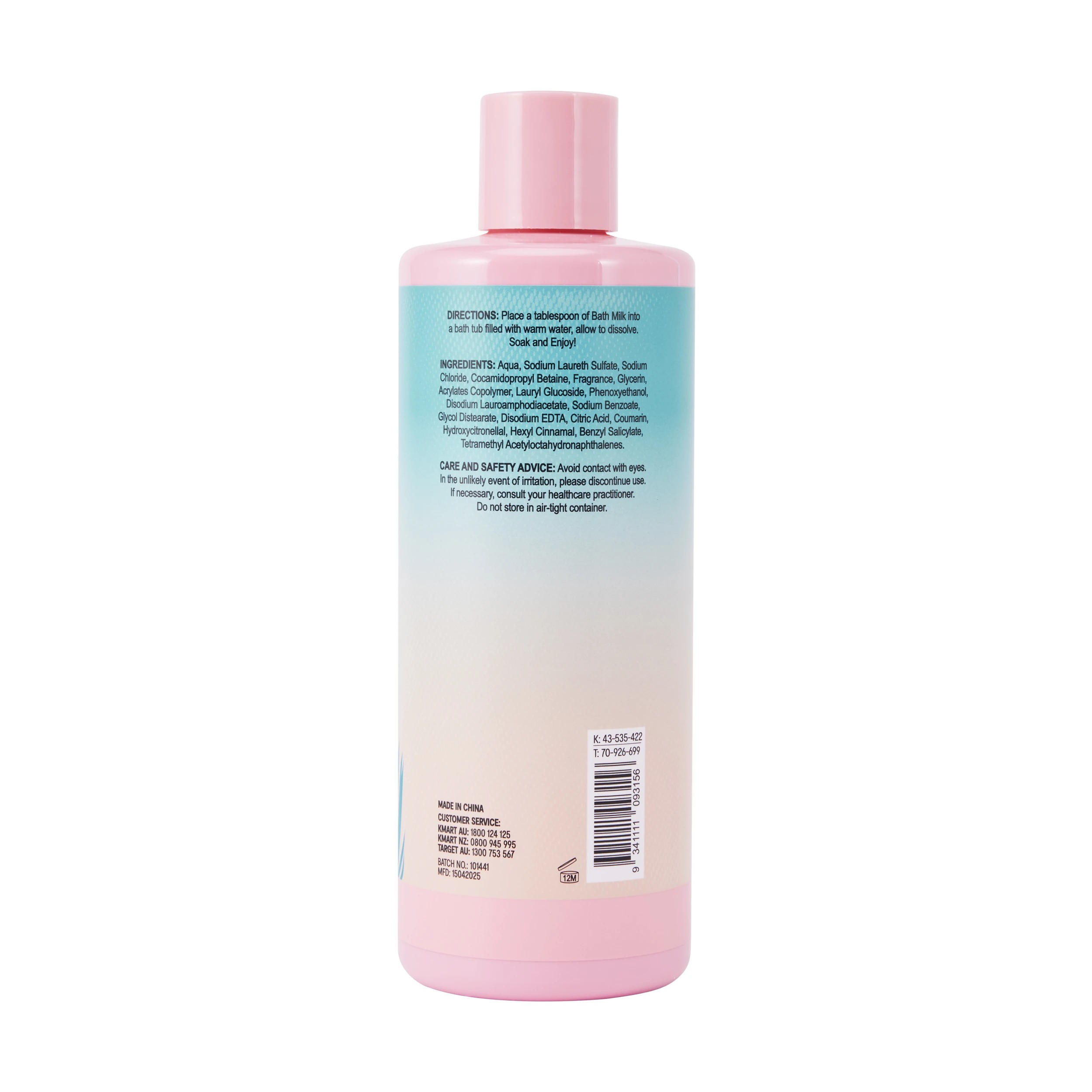 3 OXX Bodycare You Need to Palm Down Bath Milk 500ml - Coconut Scented, 3 of 3