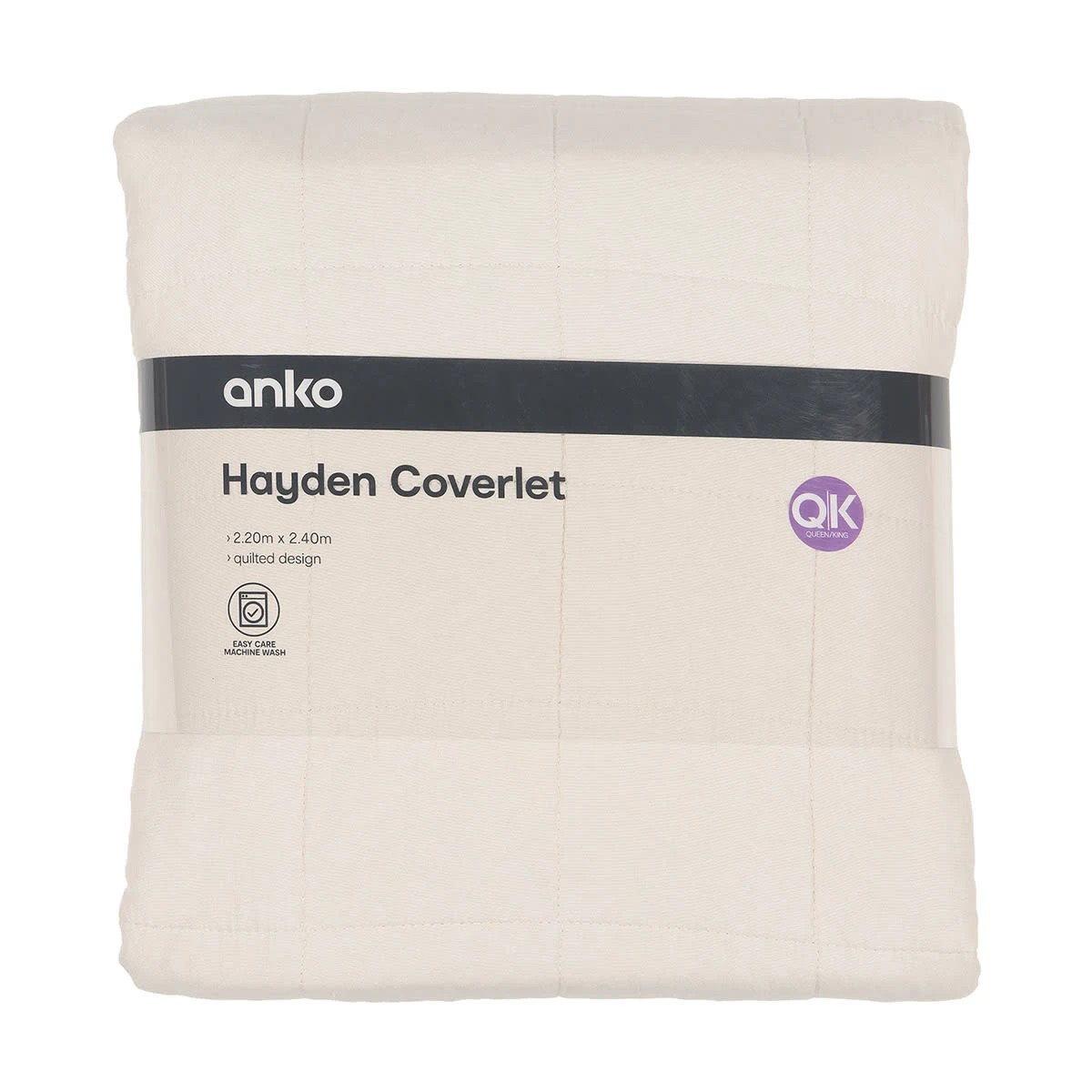 8 Hayden Coverlet Set - Queen/King Bed, Sand, 8 of 8