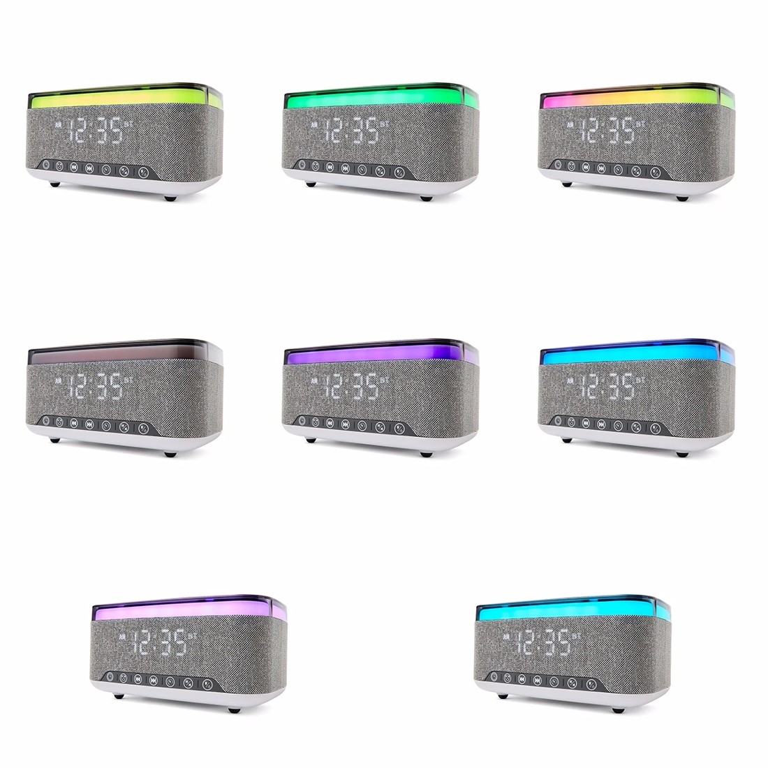 3 Music Alarm Clock with Wireless Charger, 3 of 10