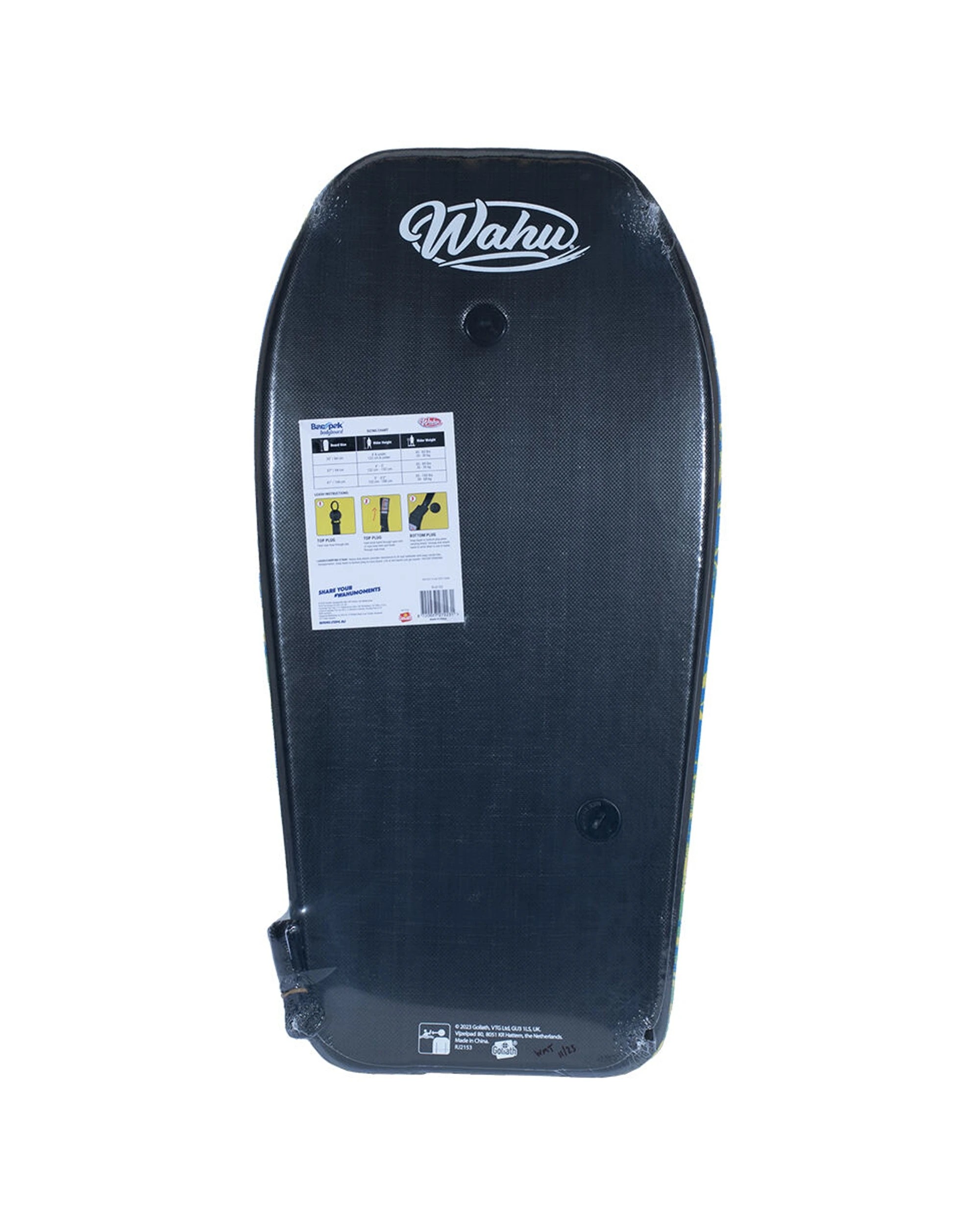 3 Wahu Bac Pak Bodyboard Kids 6y Plus 94cm Designs Beach And Pool - Assorted, 3 of 5