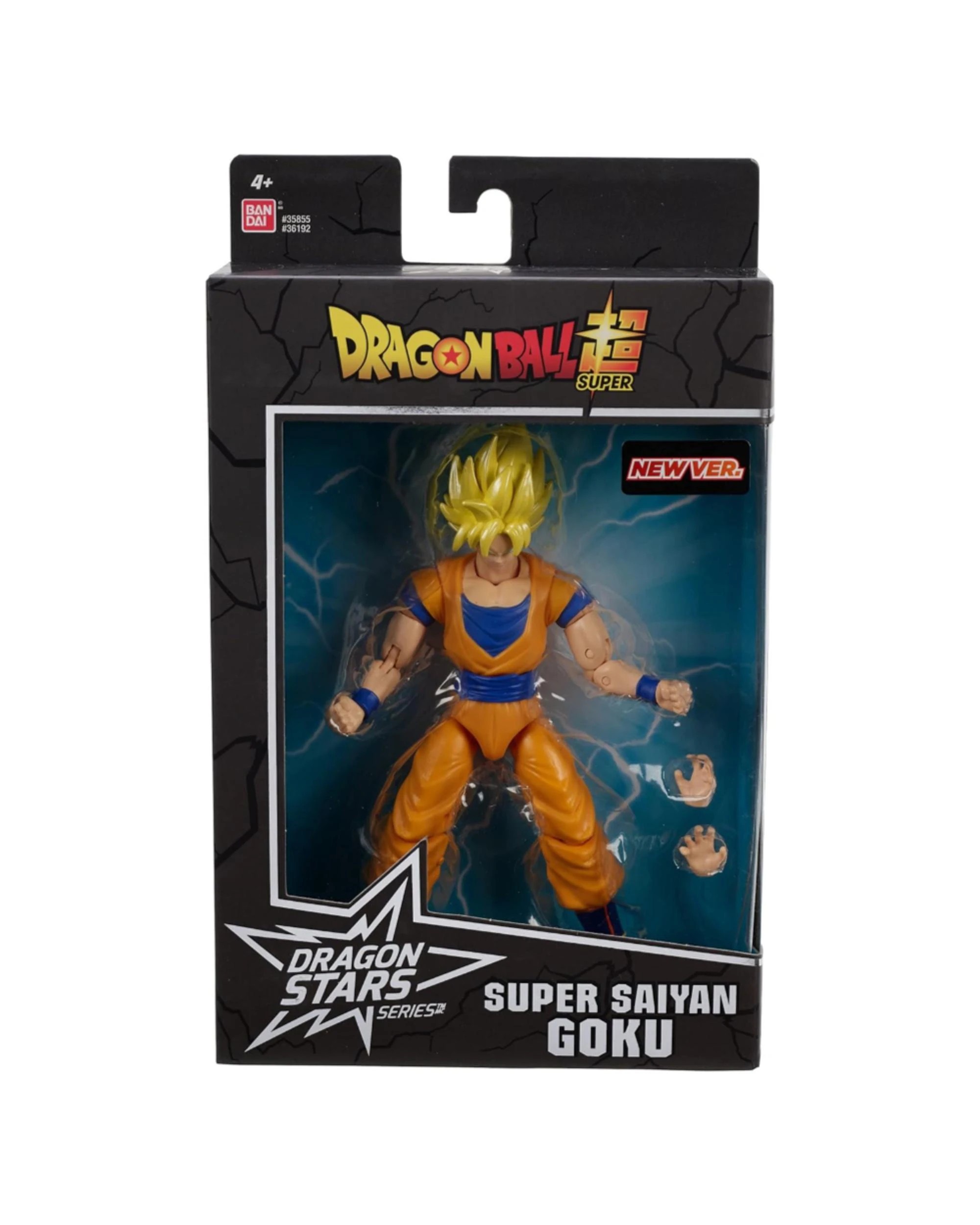 1 Dragon Ball Super Dragon Stars Super Saiyan Goku Version 2 Figure, 1 of 3