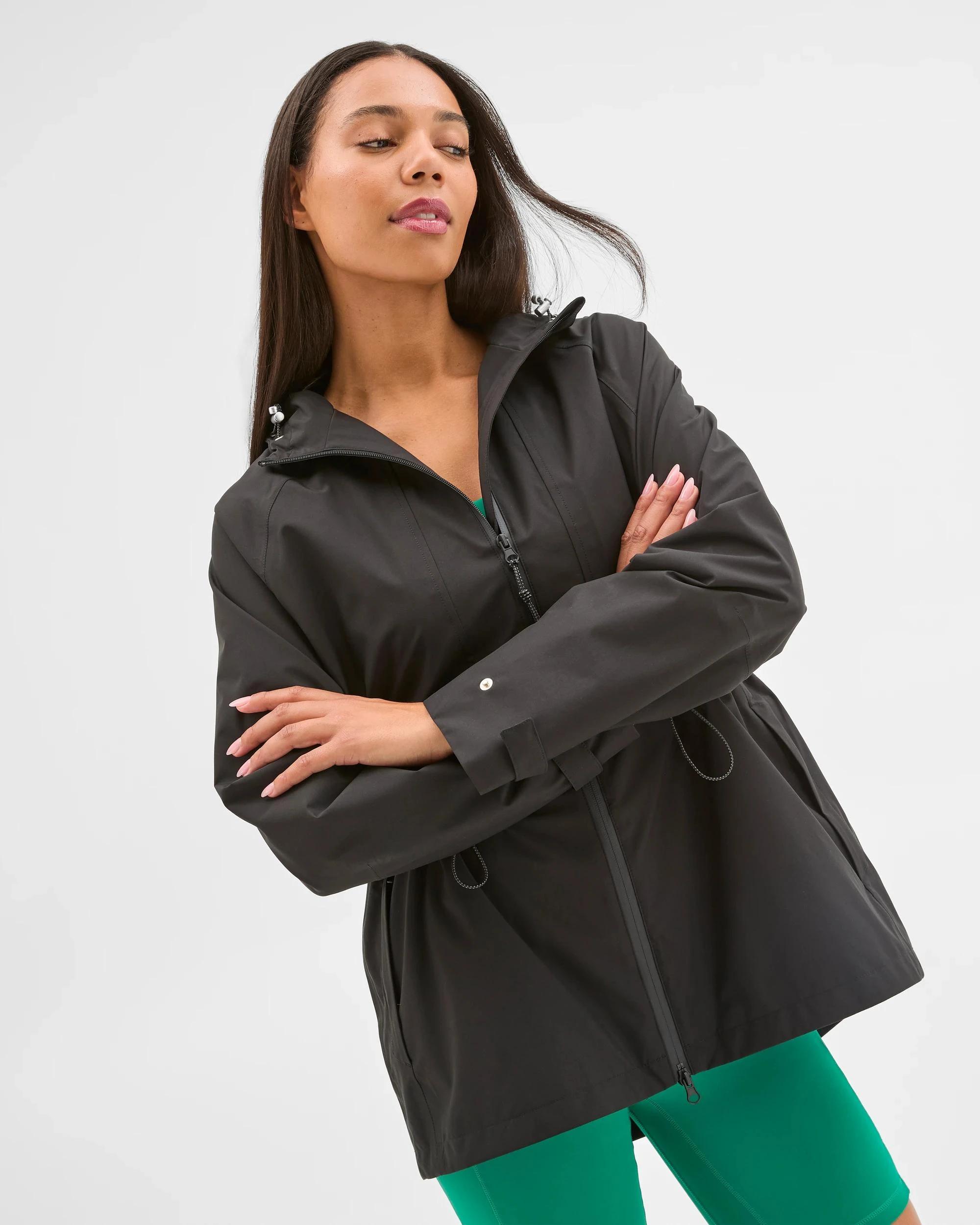 2 Target Active Active Waterproof Longline Jacket BLACK, 2 of 9