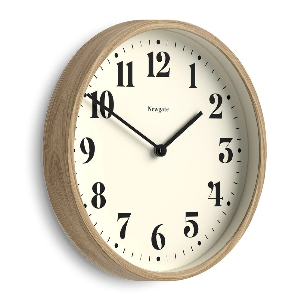 3 Newgate Number Four Theatre Wall Clock - Natural, 3 of 4