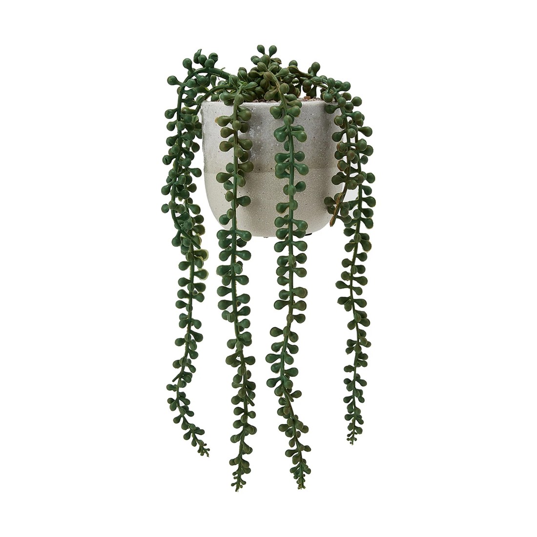 1 Artificial String of Pearls Plant in Pot, 1 of 6