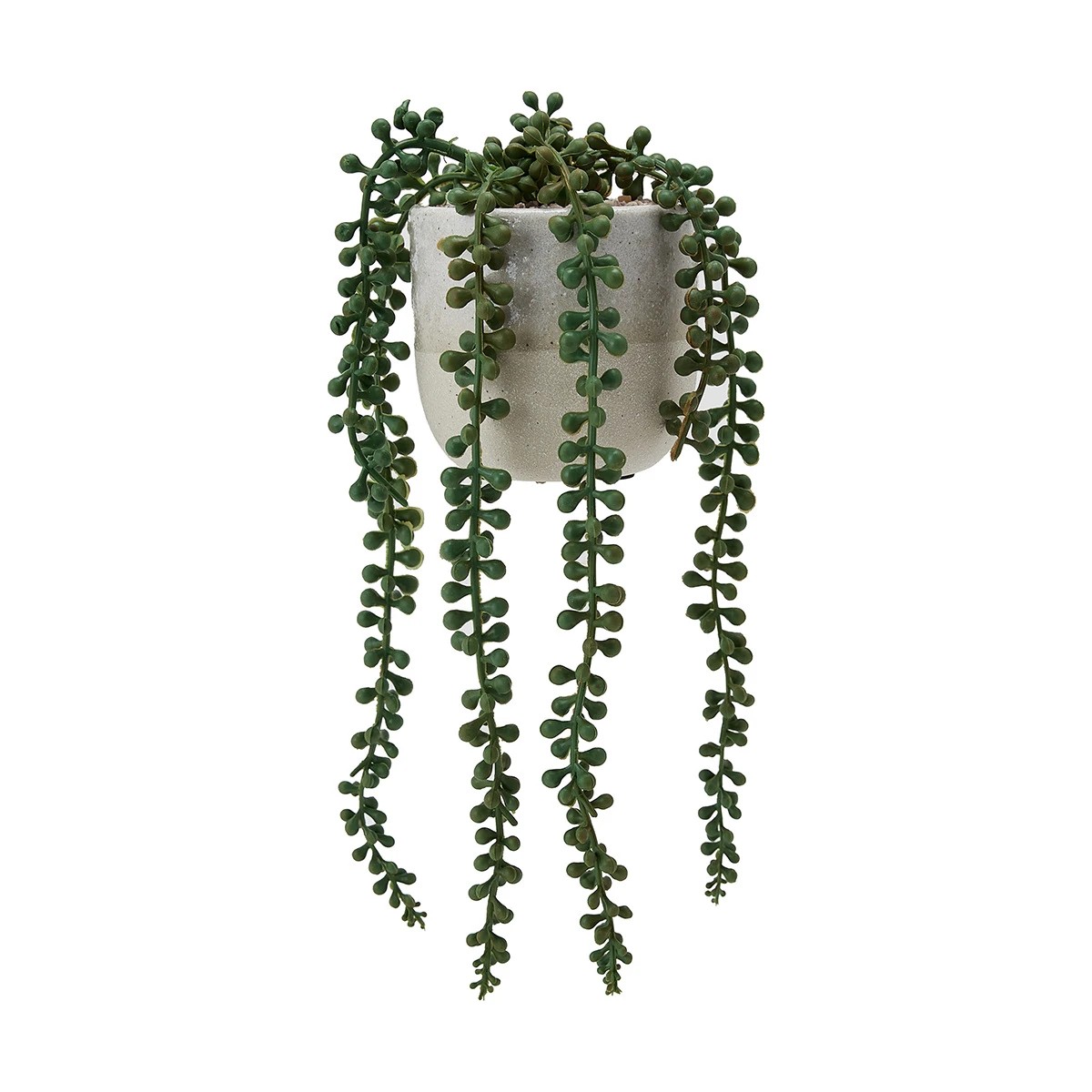 1 Artificial String of Pearls Plant in Pot, 1 of 6
