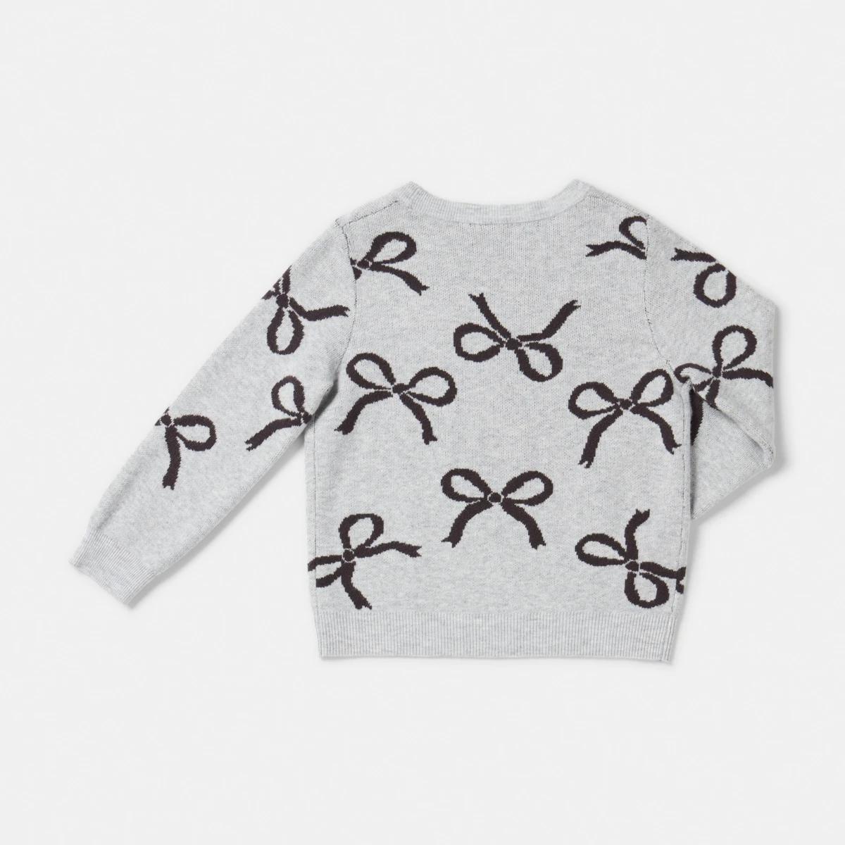 8 Jacquard Knit Jumper Bow, 8 of 8