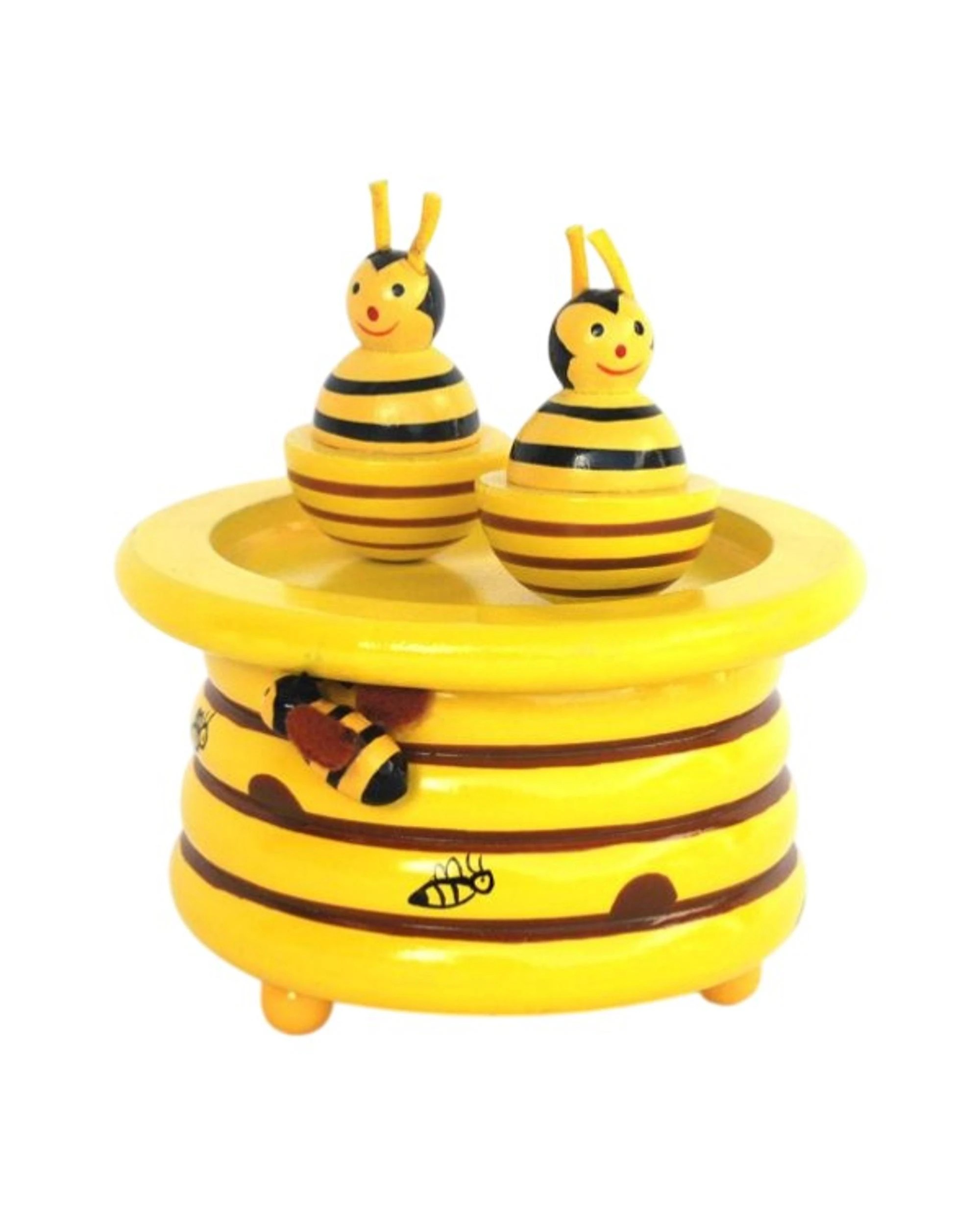 1 Toyslink Wooden Twin Bee Music Box, 1 of 1