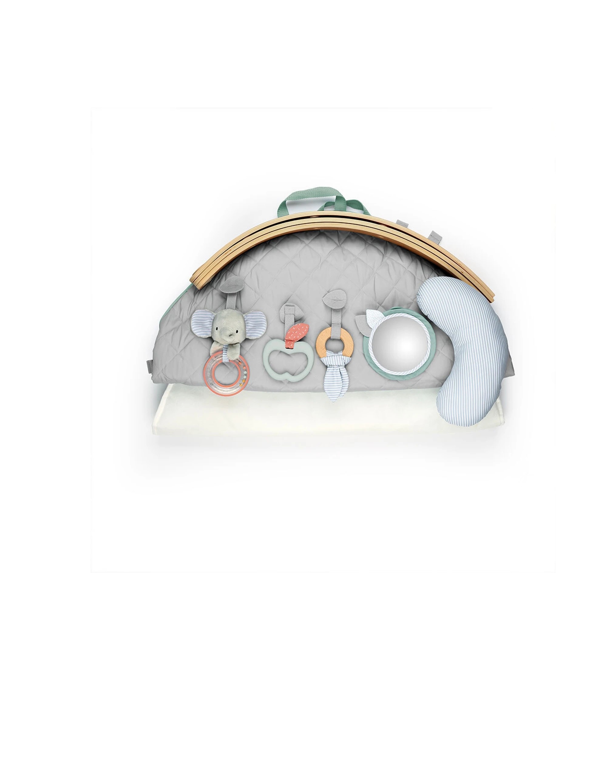 5 Ingenuity Cozy Spot Reversible Duvet Activity Gym Loamy Baby Play Mat
 - Natural, 5 of 8