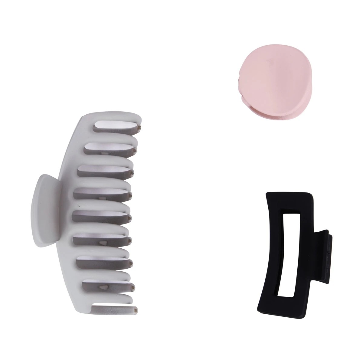 1 OXX Haircare 3 Pack Claw Hair Clips, 1 of 3
