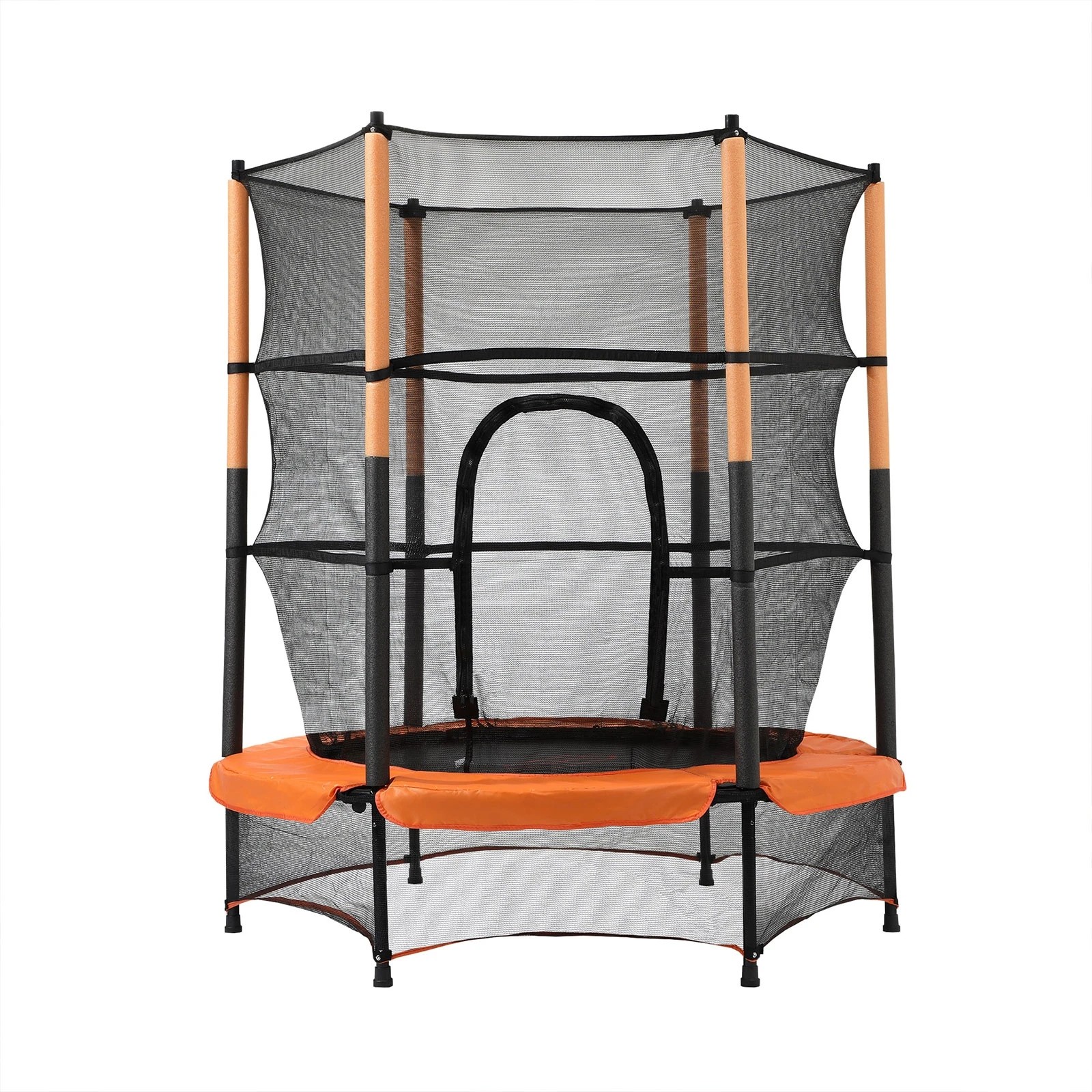 7 Mazam 55 Inch Trampoline Kids Trampolines Encosure Safety Net Round
 - Multi, 7 of 10