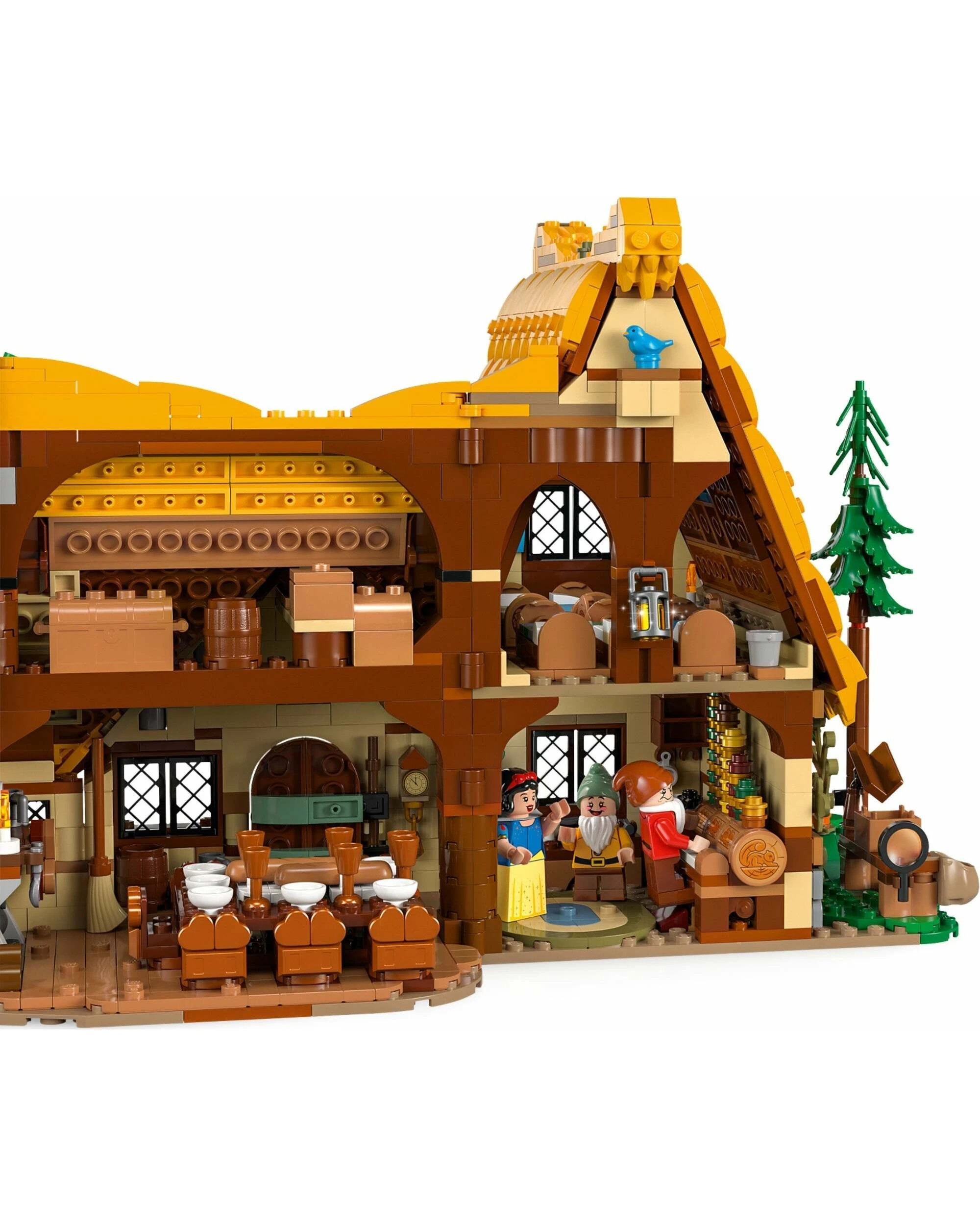 3 LEGO Disney Series 43242 Snow White and the Seven Dwarfs' Cottage, 3 of 5