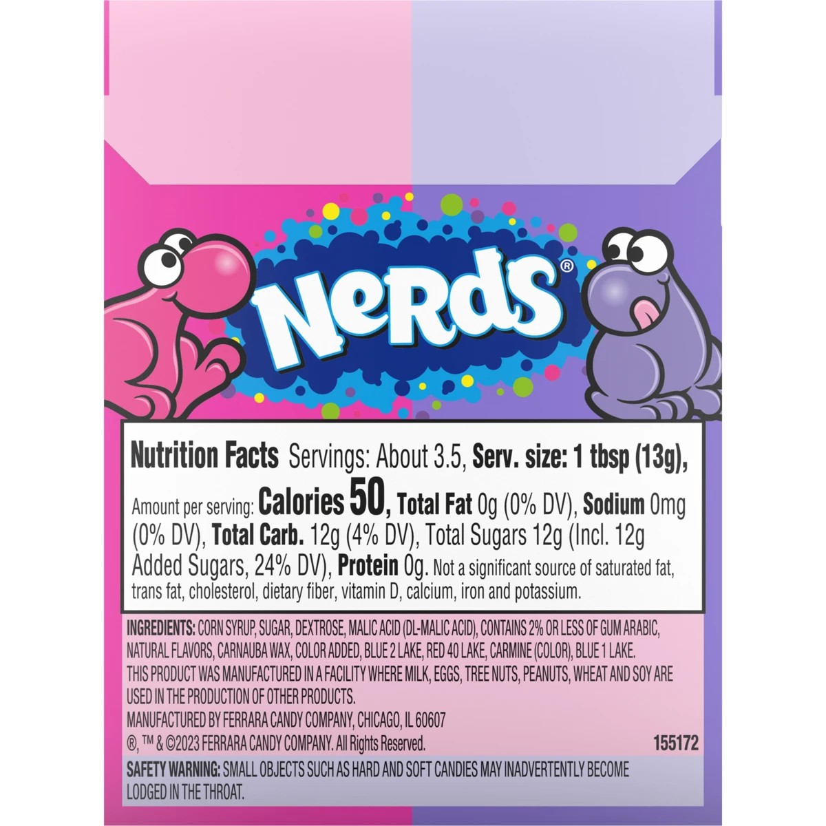 3 Nerds Grape and Strawberry Candy 46g, 3 of 3