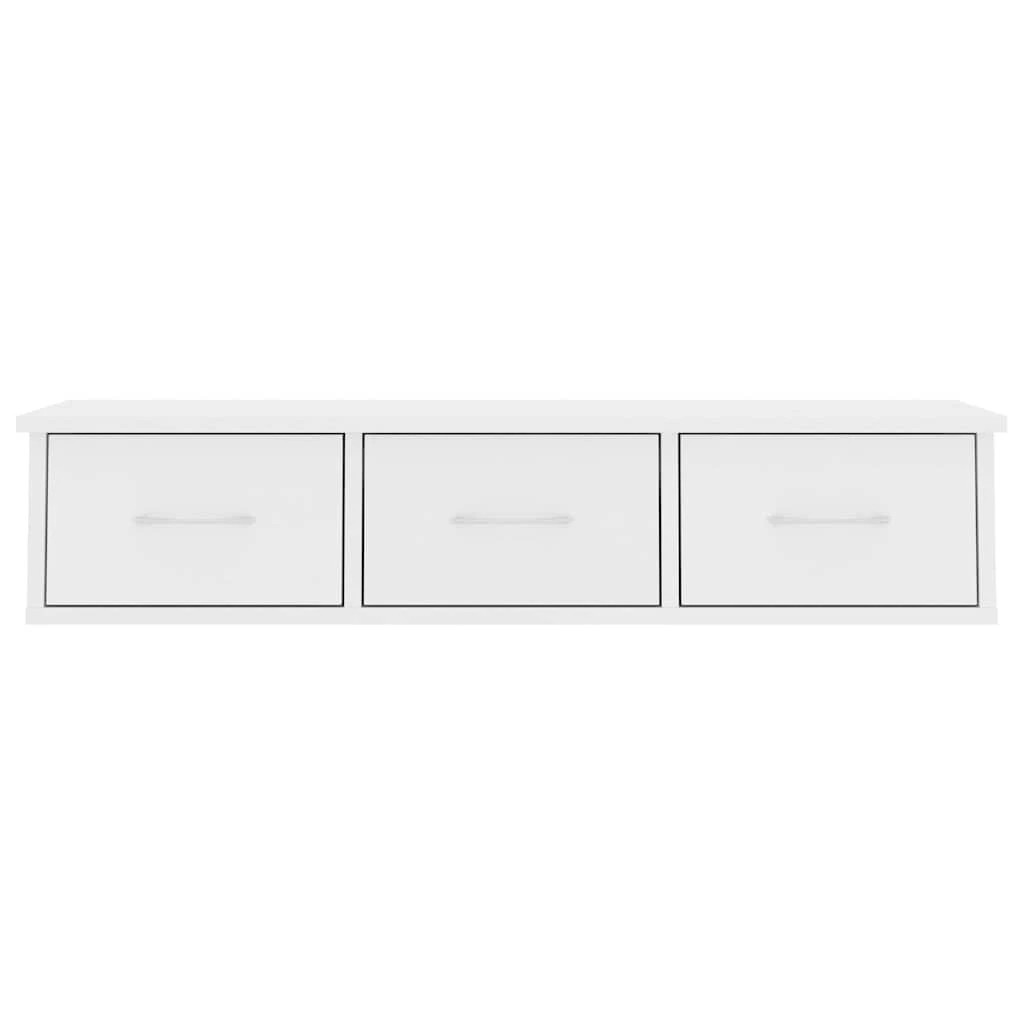 3 vidaXL Drawer shelf Wall mounting - White, 3 of 8
