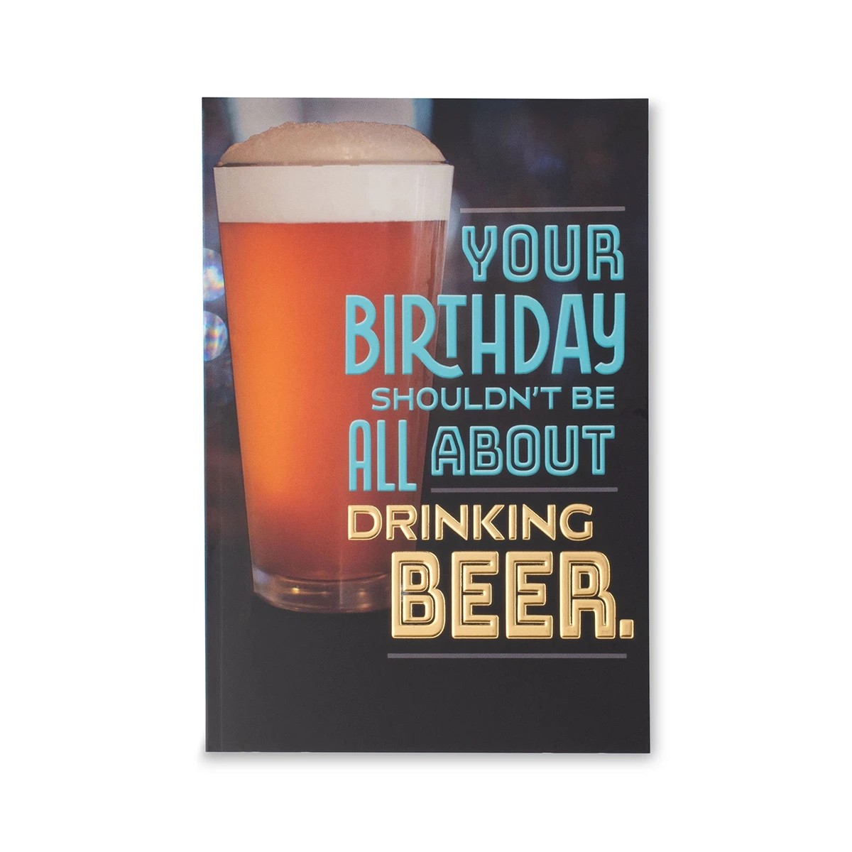 3 Connections from Hallmark Humorous Birthday Card - Drinking Beer, 3 of 3