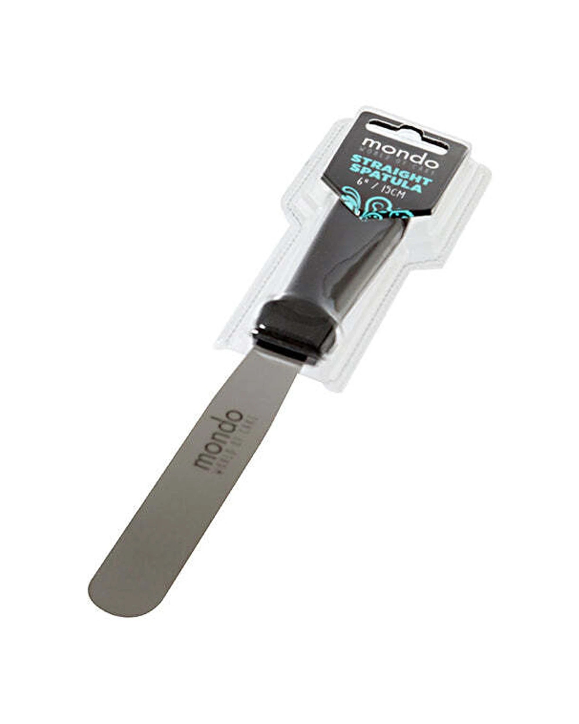 1 Mondo Stainless Steel 15cm Straight Spatula Durable Dishwasher Proof - Black, 1 of 1