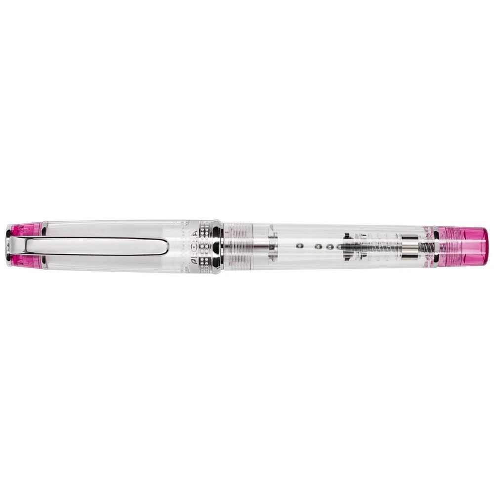 1 PILOT Prera Fountain Pen Translucent Pink Barrel, 1 of 6