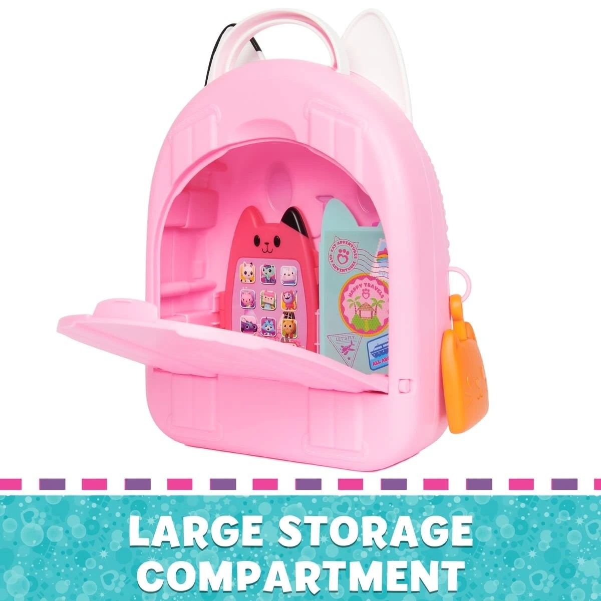 5 11 Piece DreamWorks Gabby's Dollhouse Gabby Girl On-The-Go Travel Set, 5 of 6