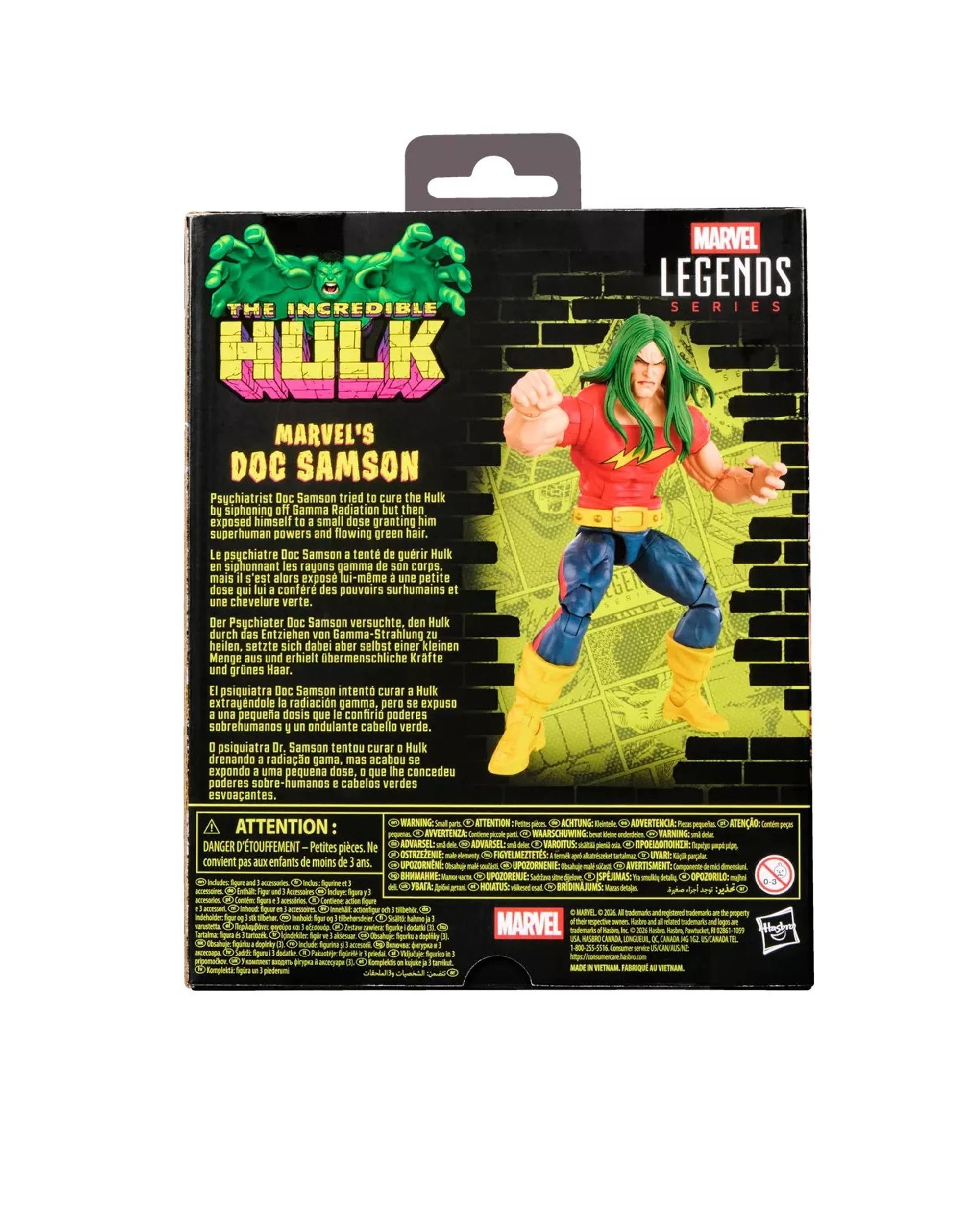 8 Marvel Legends Series The Incredible Hulk Marvel's Doc Samson Action Figure, 8 of 8