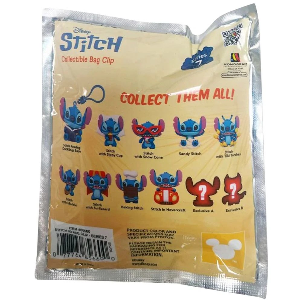5 PVC Bag Clip Blind Bag Lilo & Stitch Series 7, 5 of 5