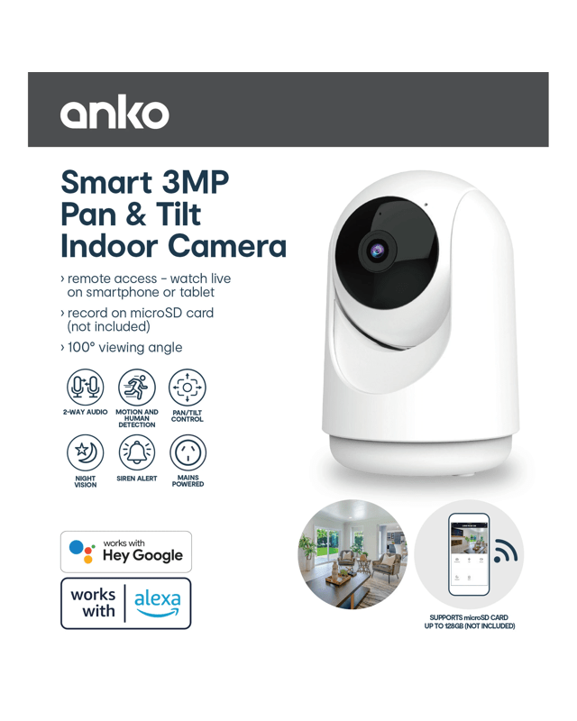 Indoor Pan and Tilt Ca