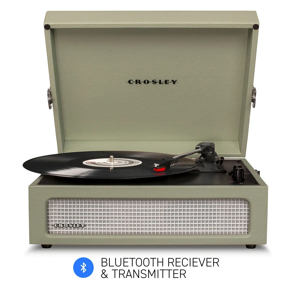 4 Crosley Voyager Sage - Bluetooth Portable Turntable - Green, 4 of 6