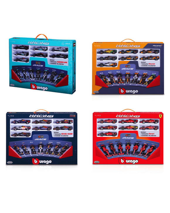 Bburago Formula Racing 1:43 Car Set - Assorted