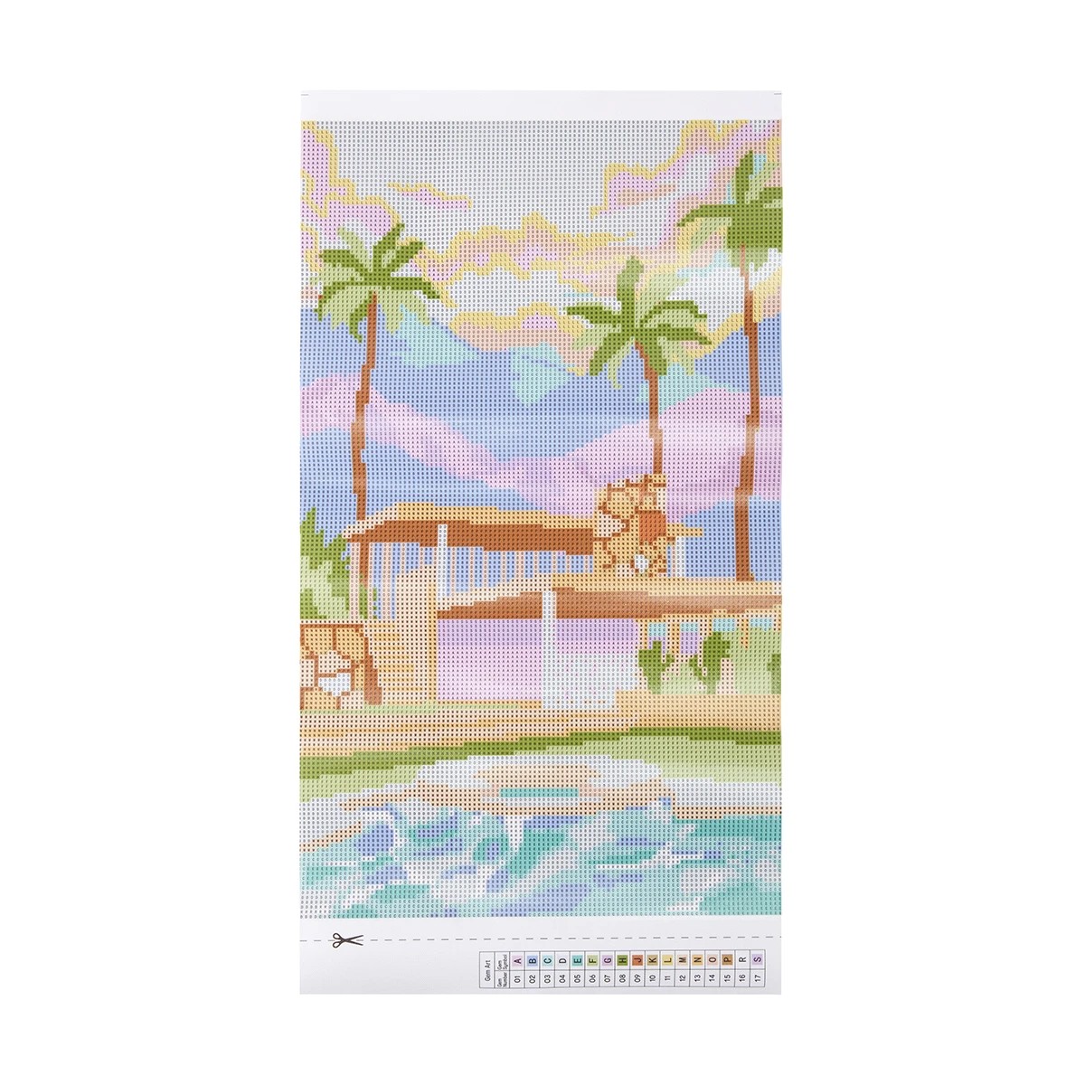 4 Sparkle Gem Art Wall Hanging Kit - House, 4 of 10
