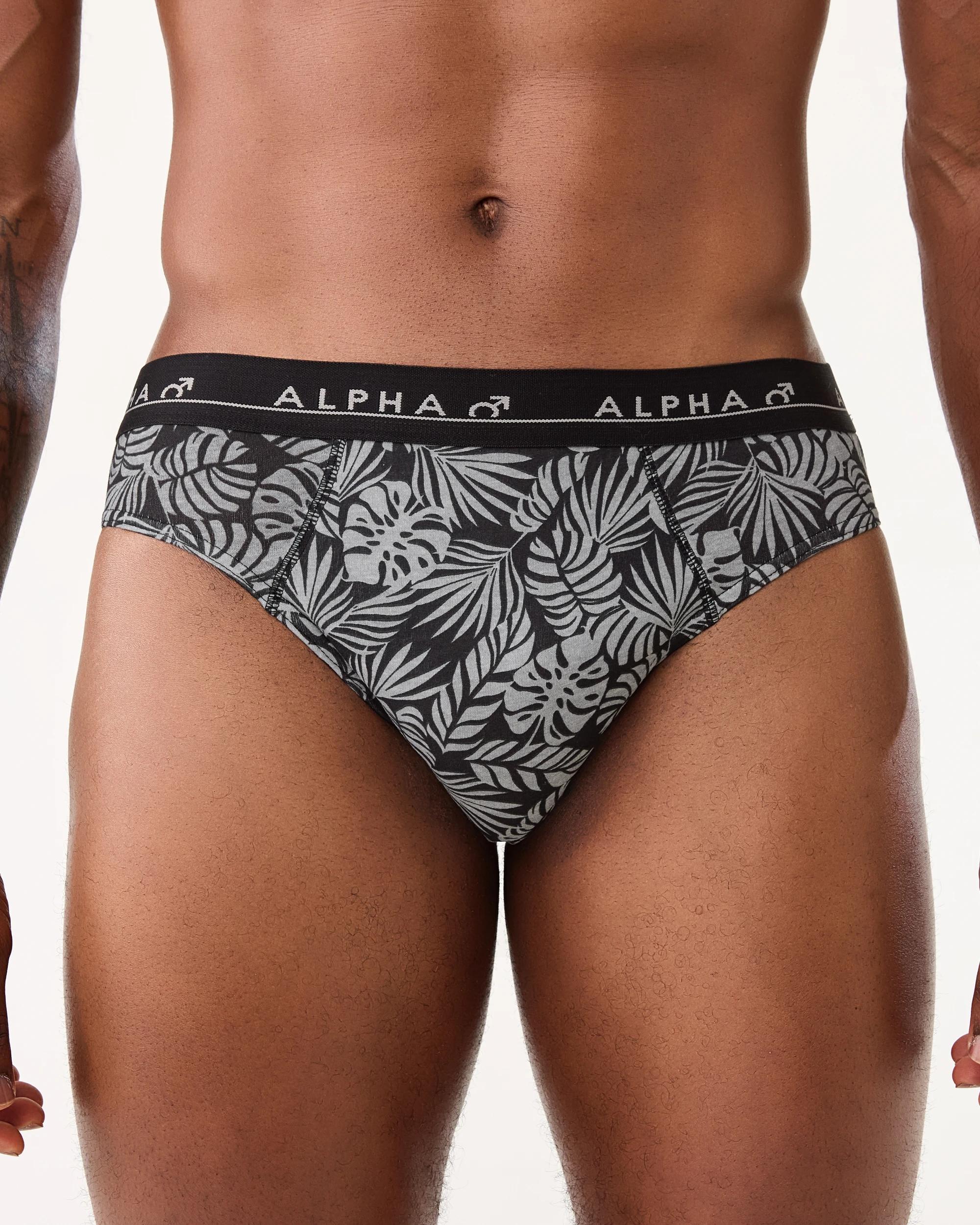 3 5 Pack Printed Briefs Nvy Palm, 3 of 10