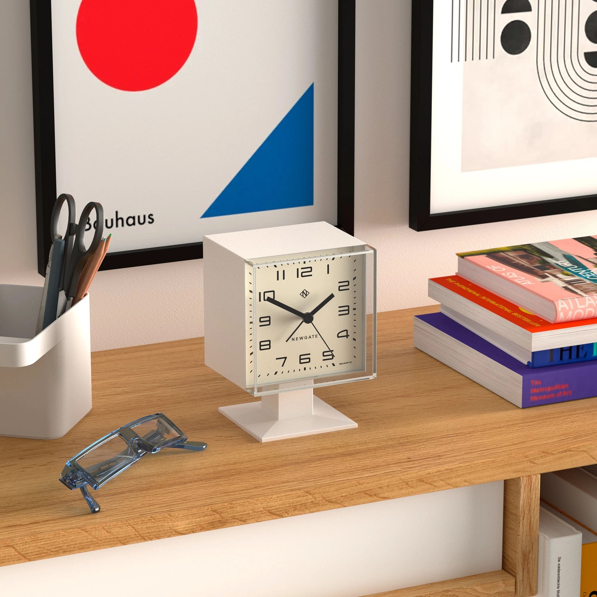 4 Newgate Victor Alarm Clock - White, 4 of 4