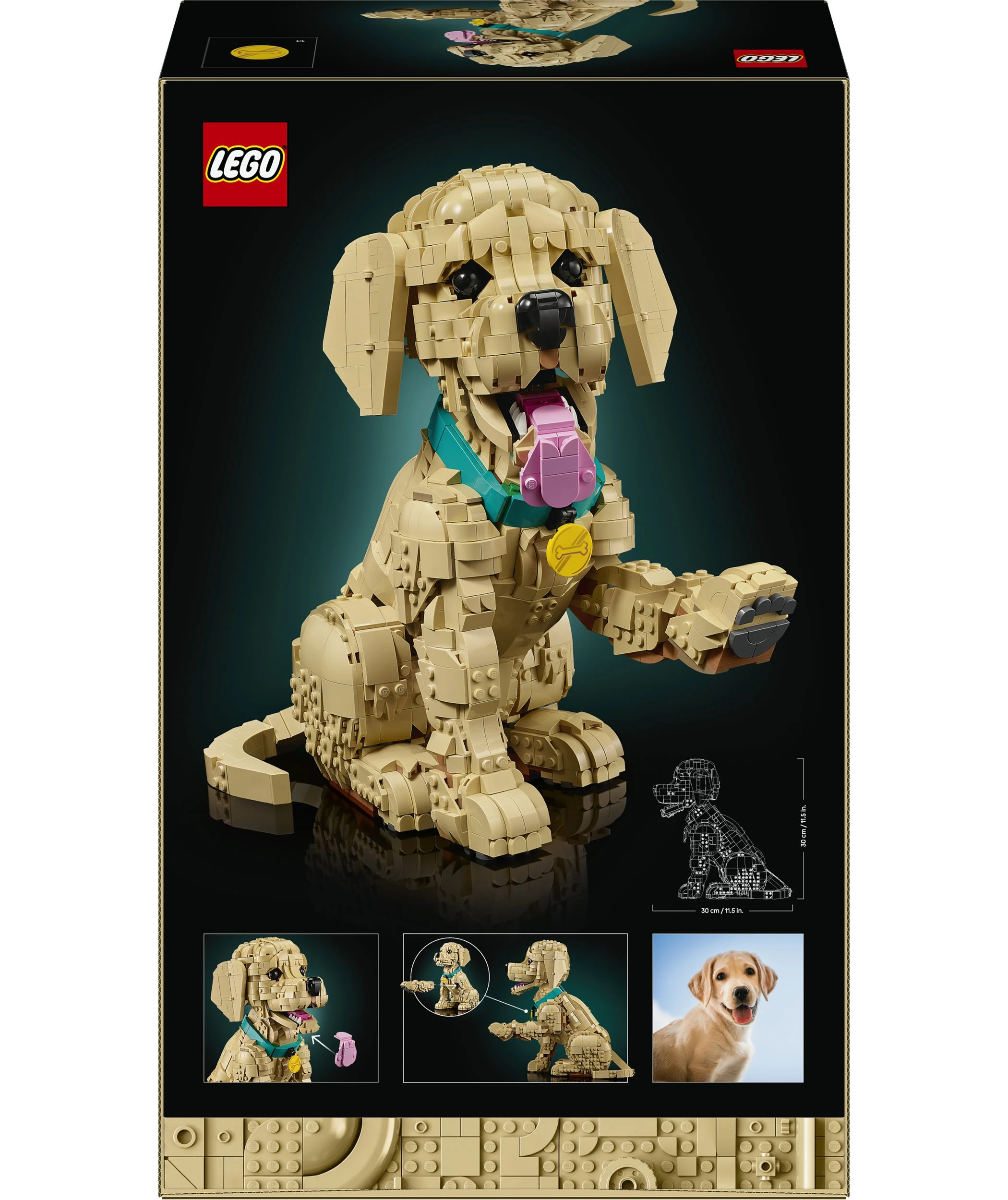 10 LEGO Icons Golden Retriever Puppy 11384, 10 of 10
