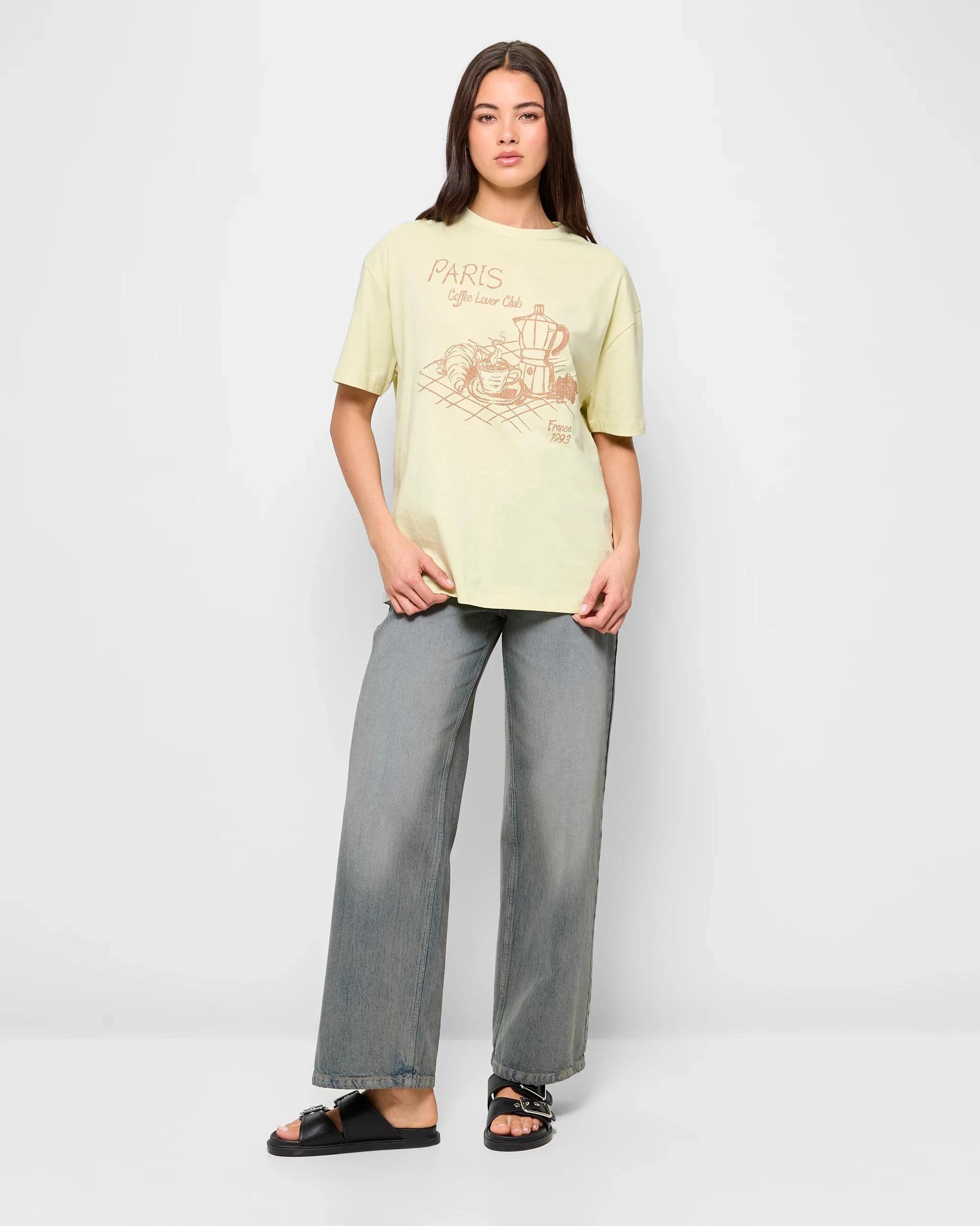 2 Australian Cotton Boyfriend T-Shirt - Lily Loves COFFEE LOVERS CLUB, 2 of 5