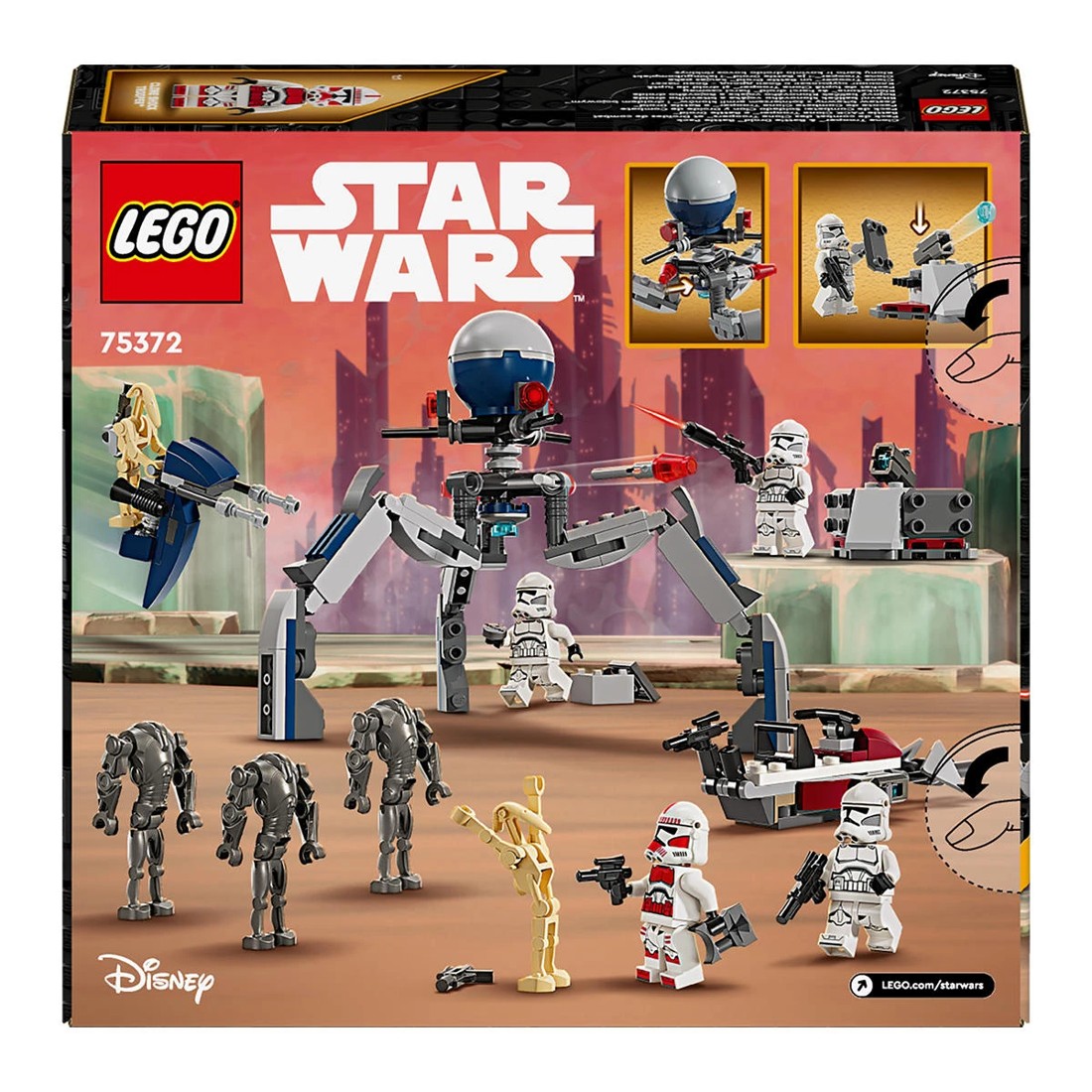 10 LEGO Star Wars Clone Trooper & Battle Droid Battle Pack 75372, 10 of 10