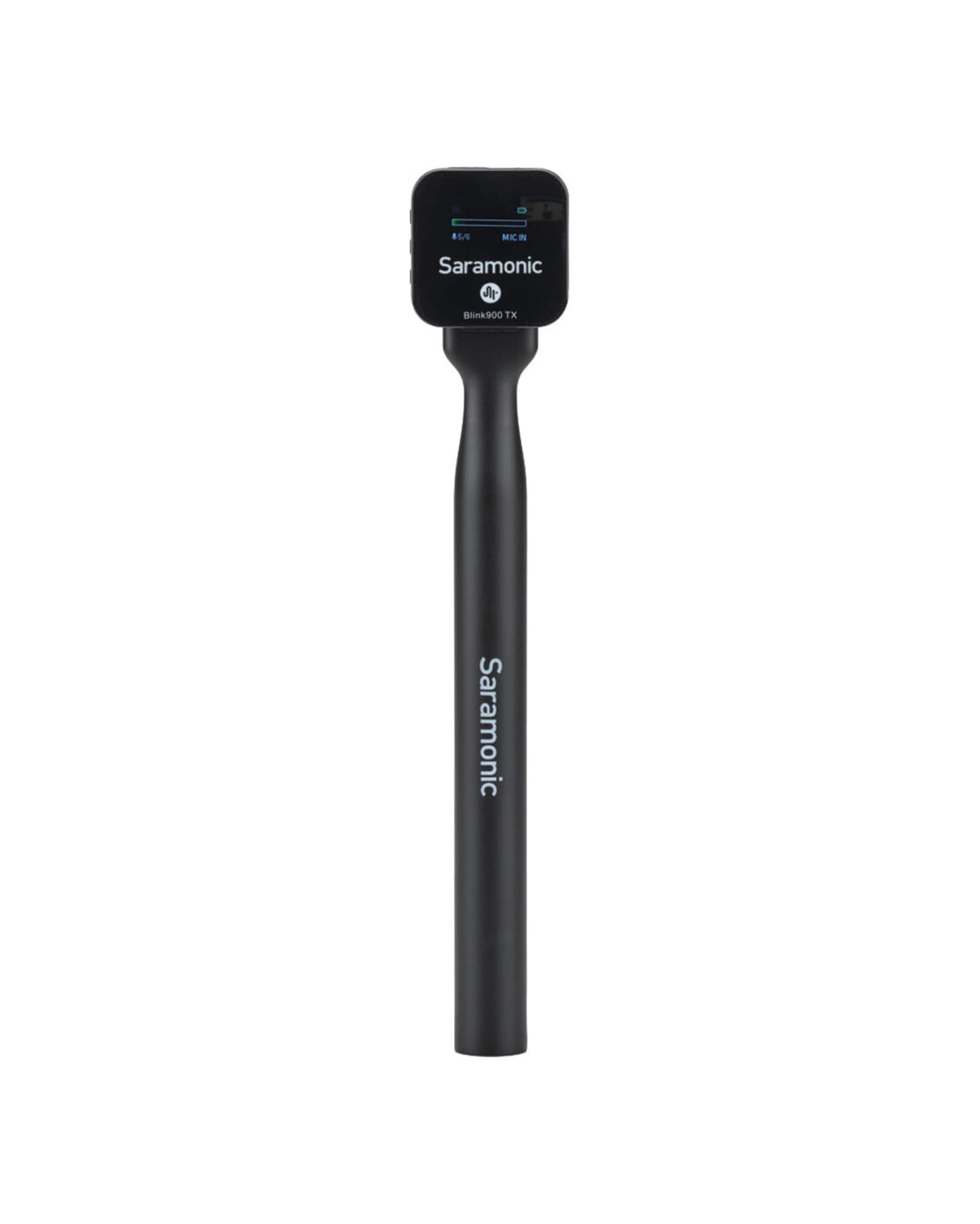 4 Saramonic SR-MH1 Handheld Holder for Wireless Transmitter Microphone W/ Windscreen - Black, 4 of 5
