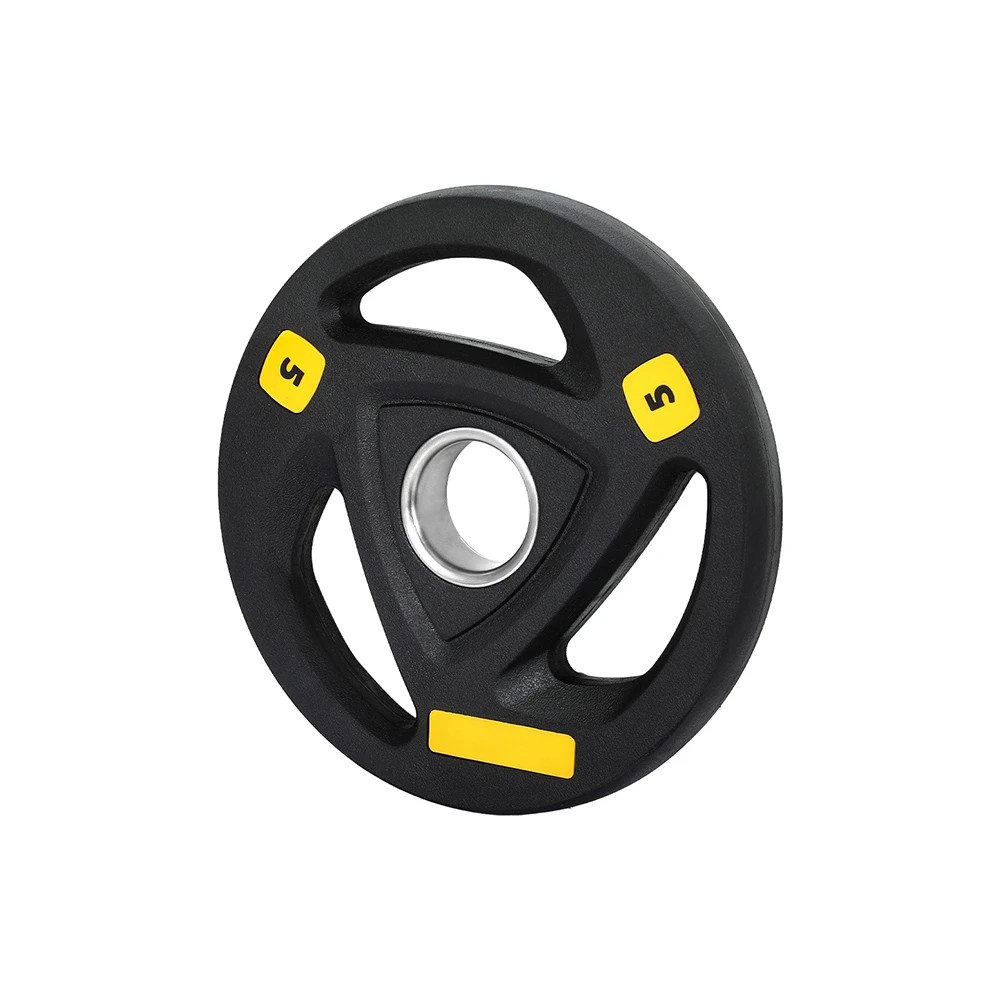 1 Everfit Weight Plates Olympic 5kg Dumbbells - Black, 1 of 6