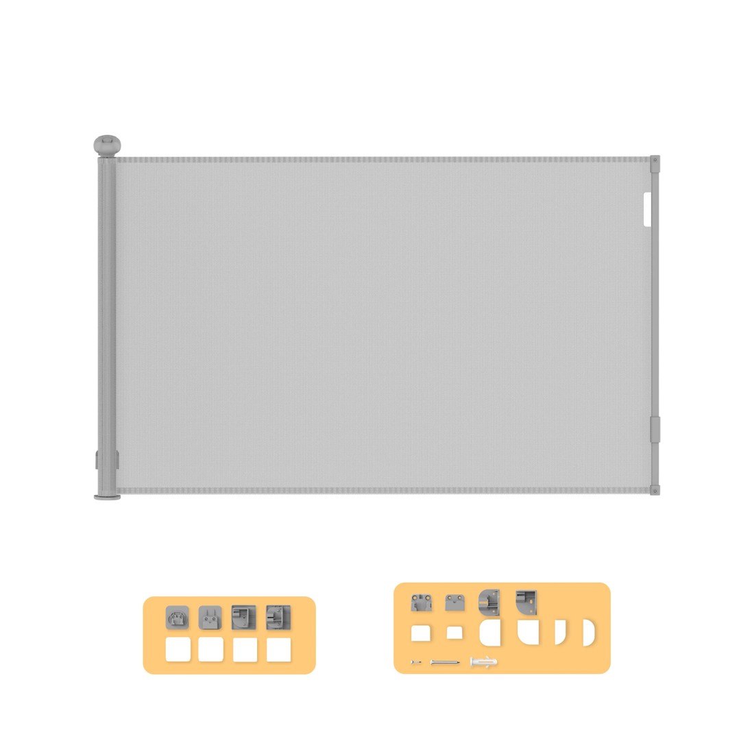 1 Bopeep Baby Safety Gates Retractable 300cm, 1 of 6