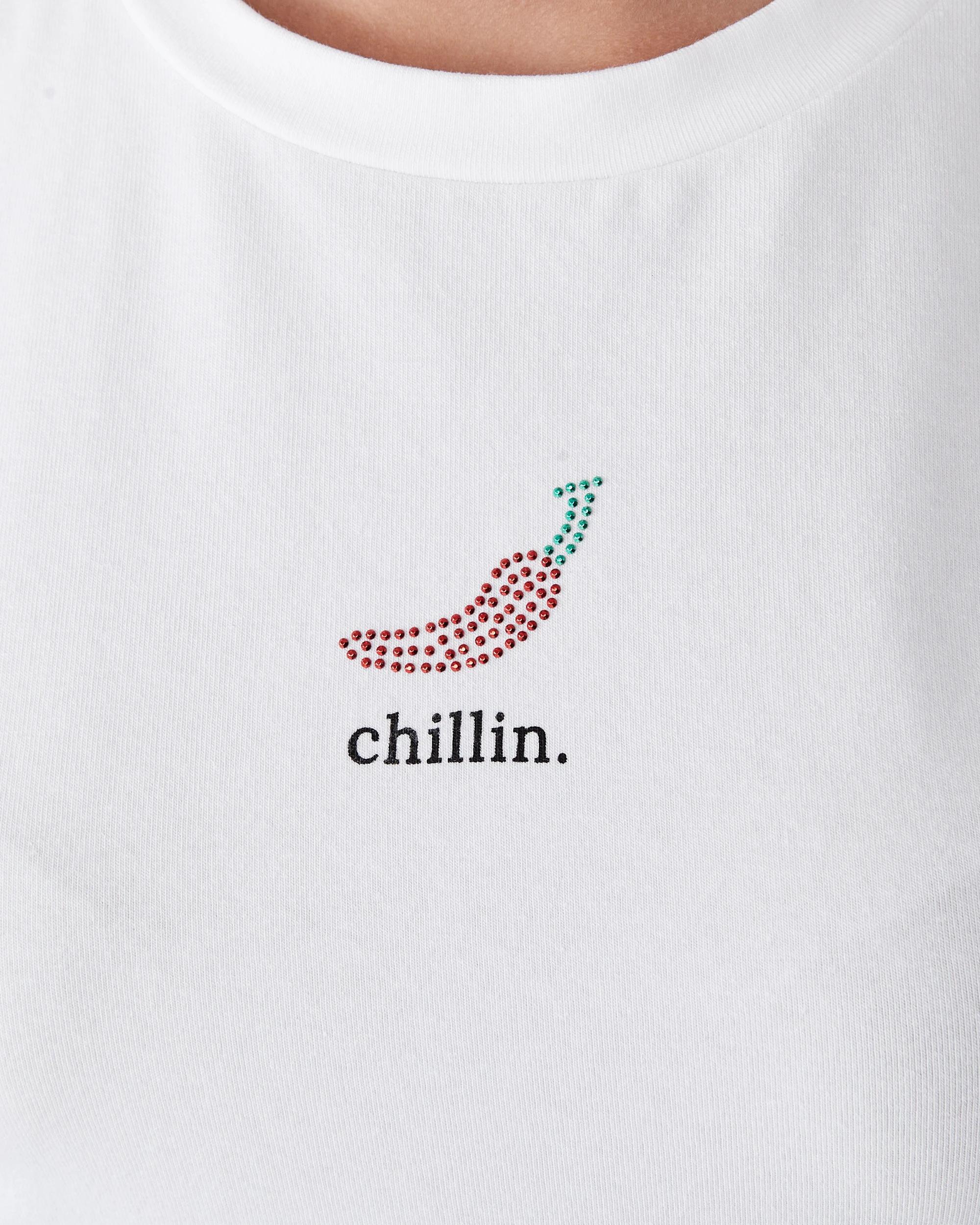 5 Short Sleeve Embellished Baby T-shirt Wht Chilli, 5 of 7
