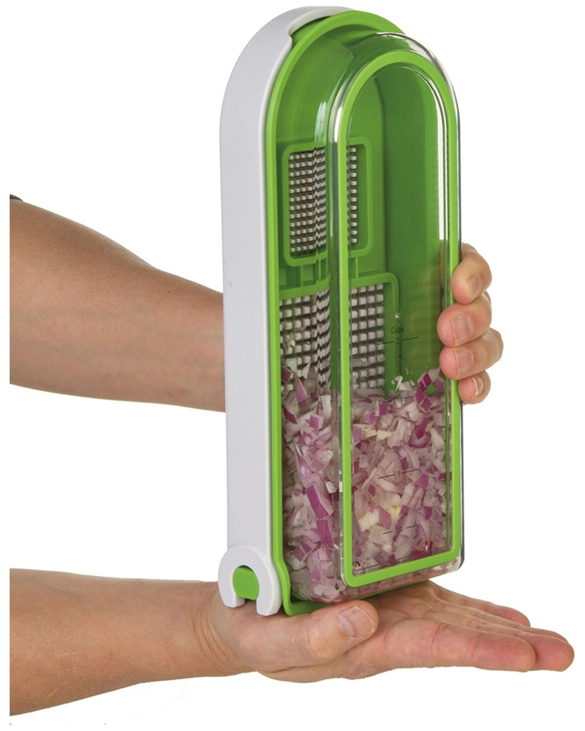 8 Progressive 500ml Onion Chopper & Slicer — Green (Model 55120) - Green, 8 of 9