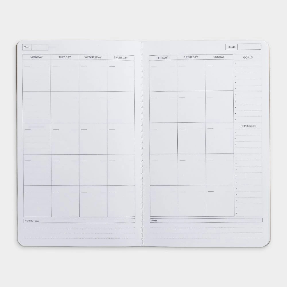3 Otto Personal Monthly Undated Planner Refill, 3 of 4