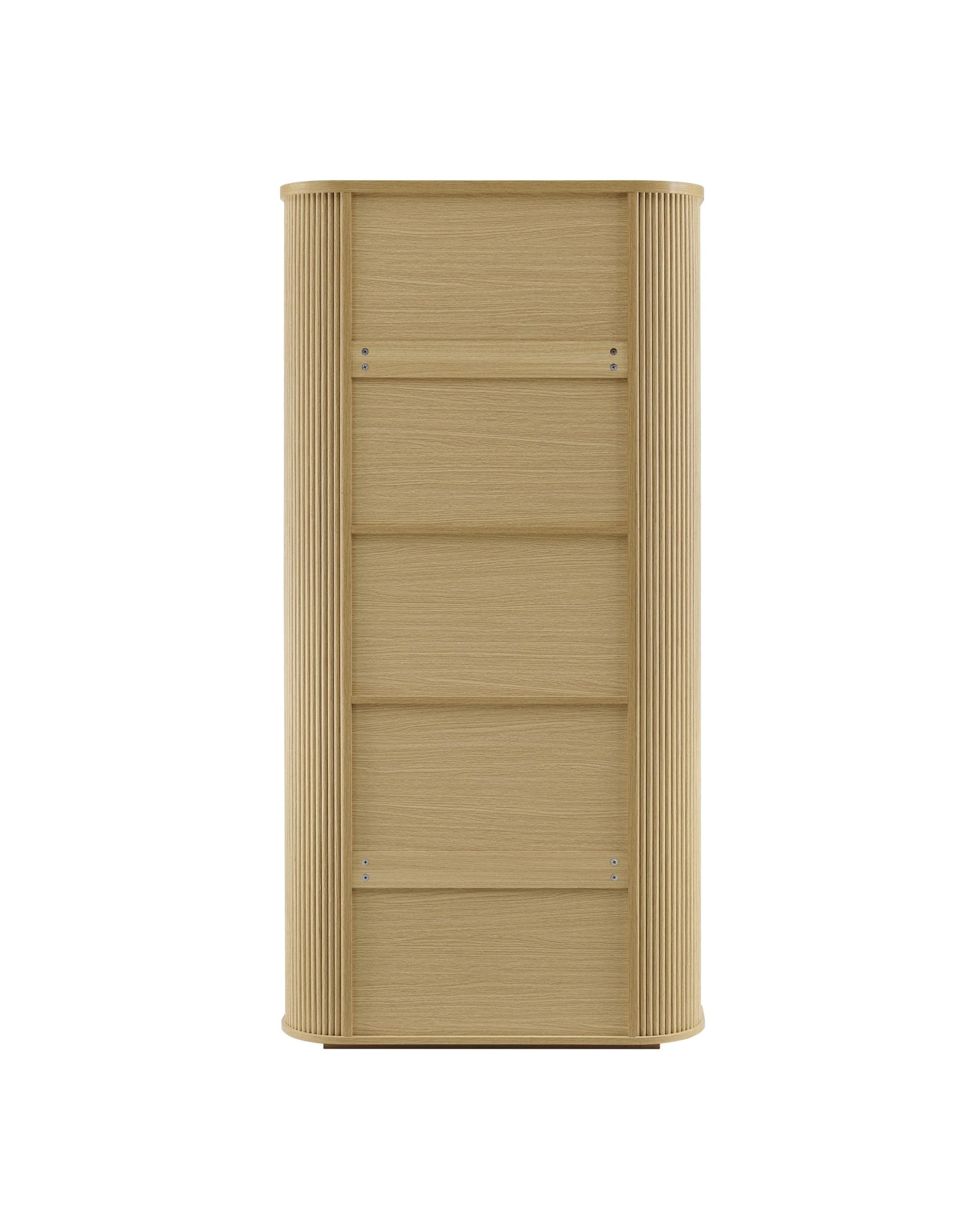 7 Kodu Tall Cabinet Storage 2 Doors - Natural, 7 of 10