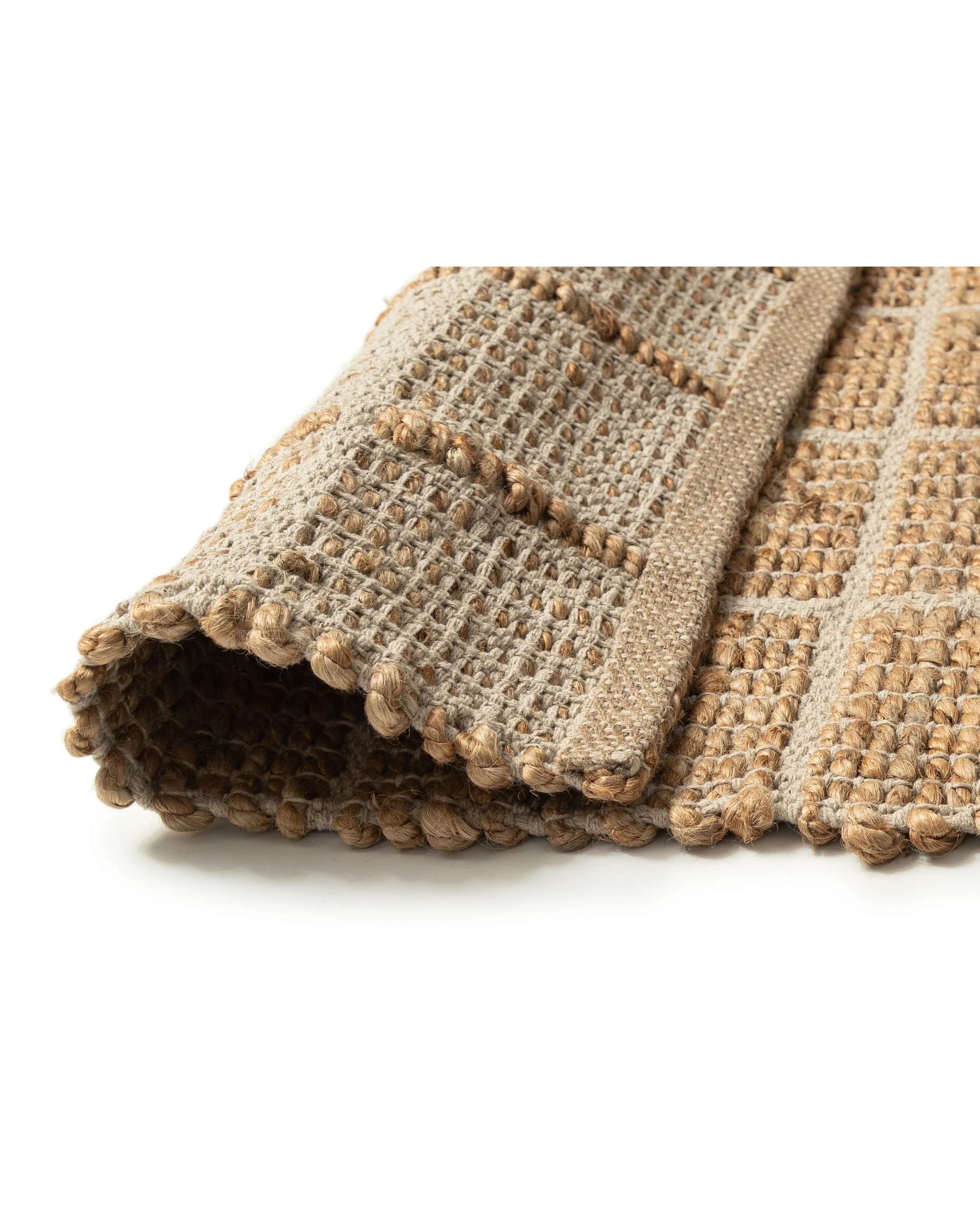 5 Loopsie Blumenau Natural Grid Rug-280cm x 190cm - Beige, 5 of 8
