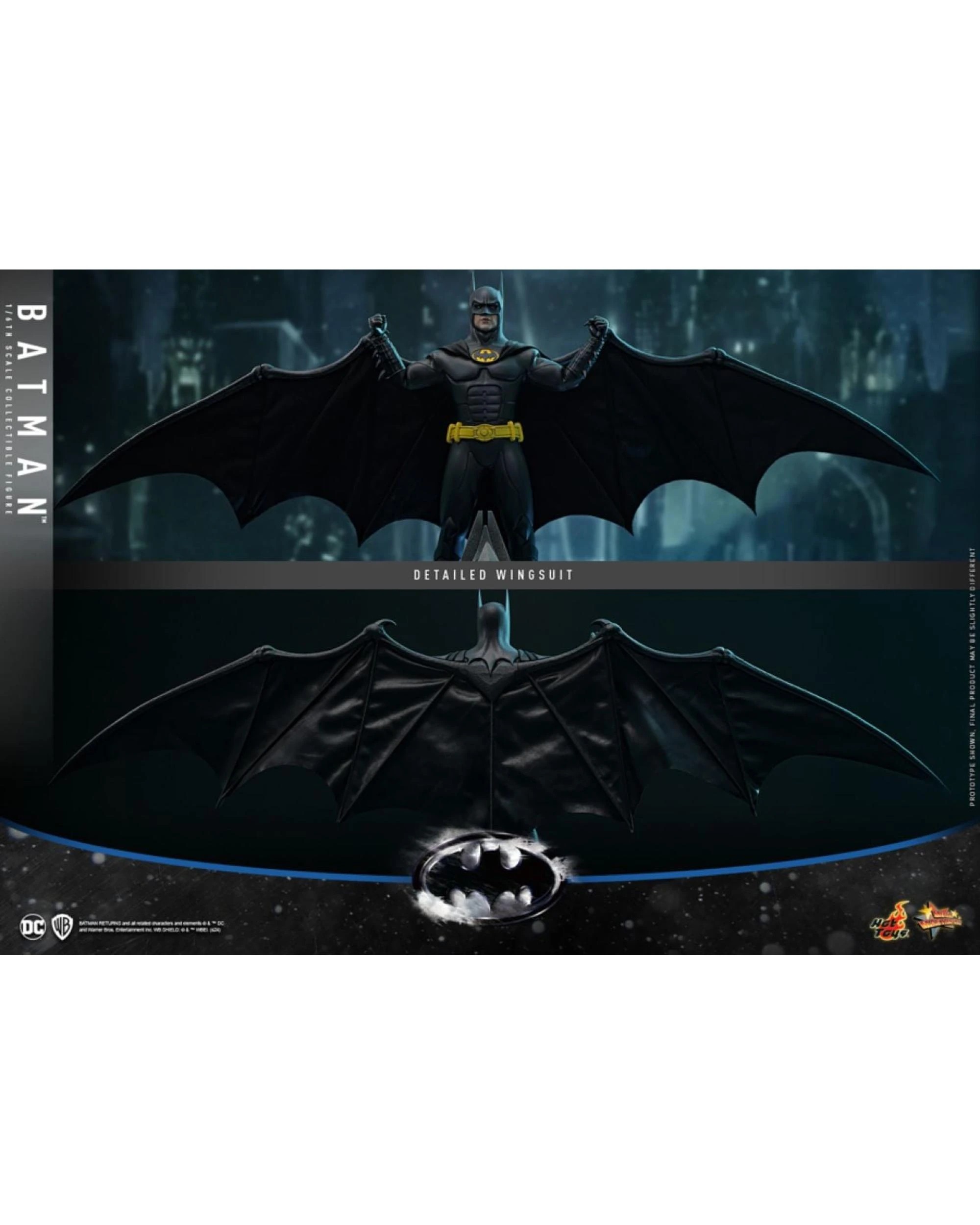 6 Hot Toys Batman Returns Batman 1:6 Scale Collectable Action Figure, 6 of 7